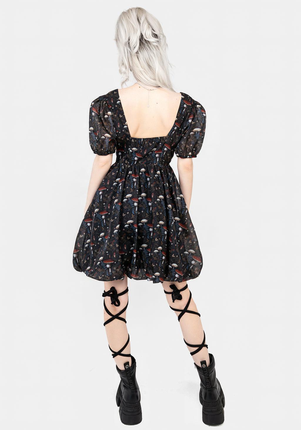 Amanita Organza Puffball Mini Dress Product Image