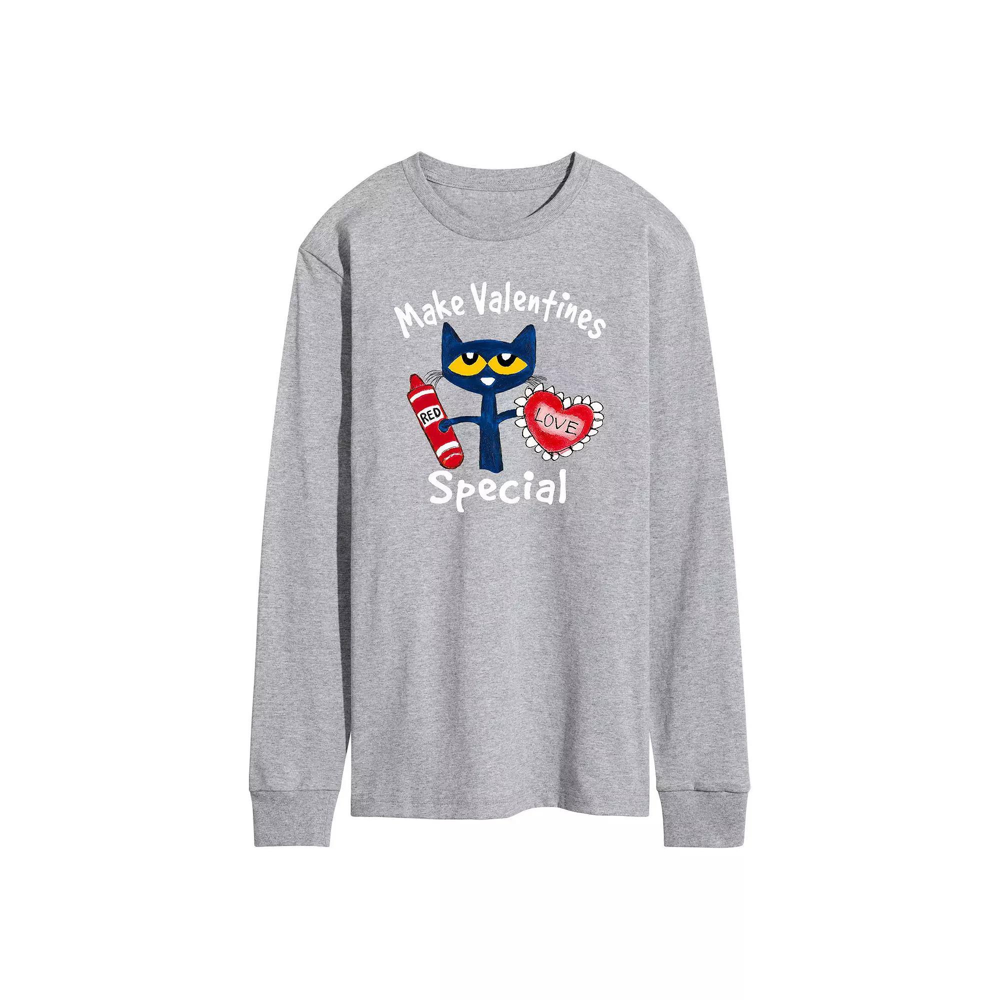 Mens Willy Wonka Frame Long Sleeve Graphic Tee Grey Gray Product Image