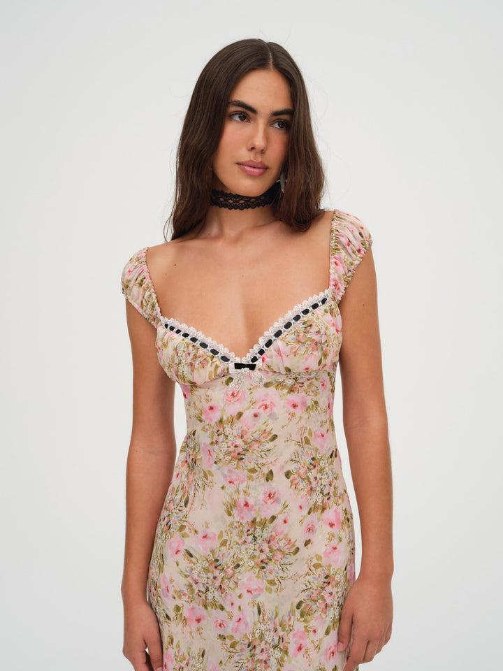Emmaline Maxi Dress — Yellow Product Image