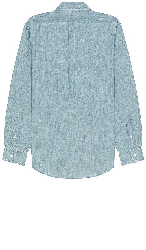 Polo Ralph Lauren Denim Sport Shirt in Denim-Light Product Image