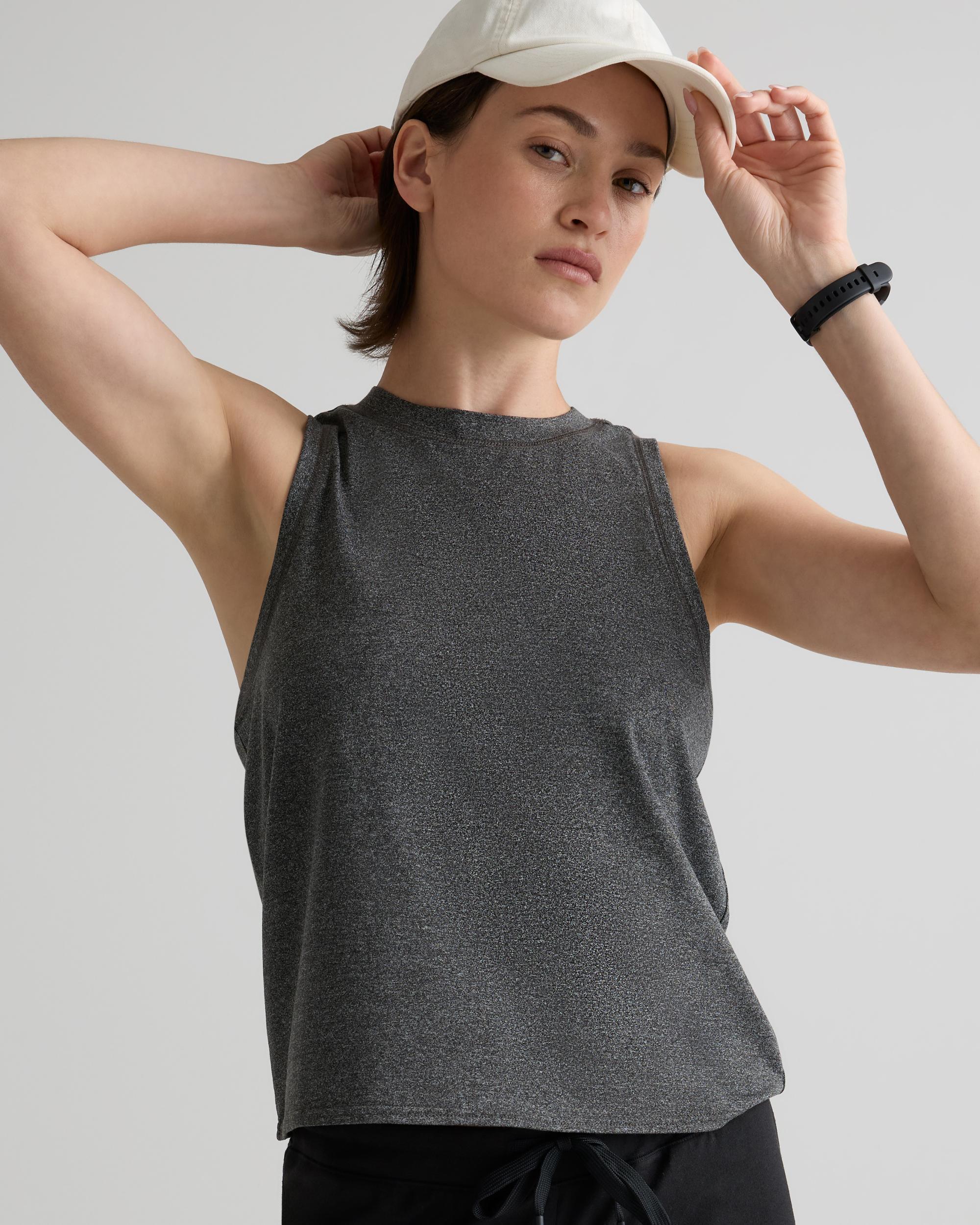 Quince | Women's Super Soft Performance Tank Top Flowknit Activewear, Size XS, 100% Polyester Product Image