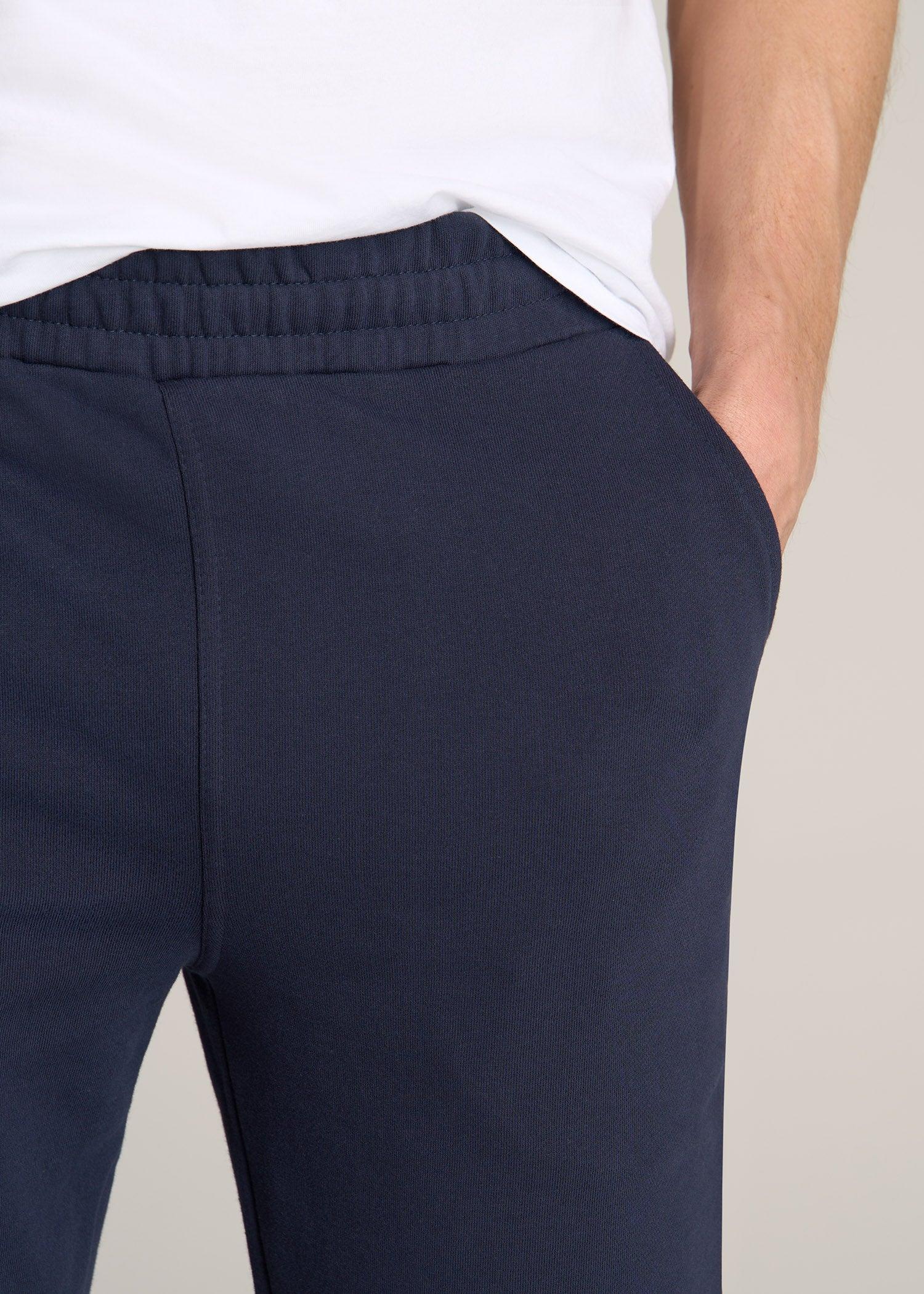 Wearever French Terry Sweatpants for Tall Men in Navy Product Image