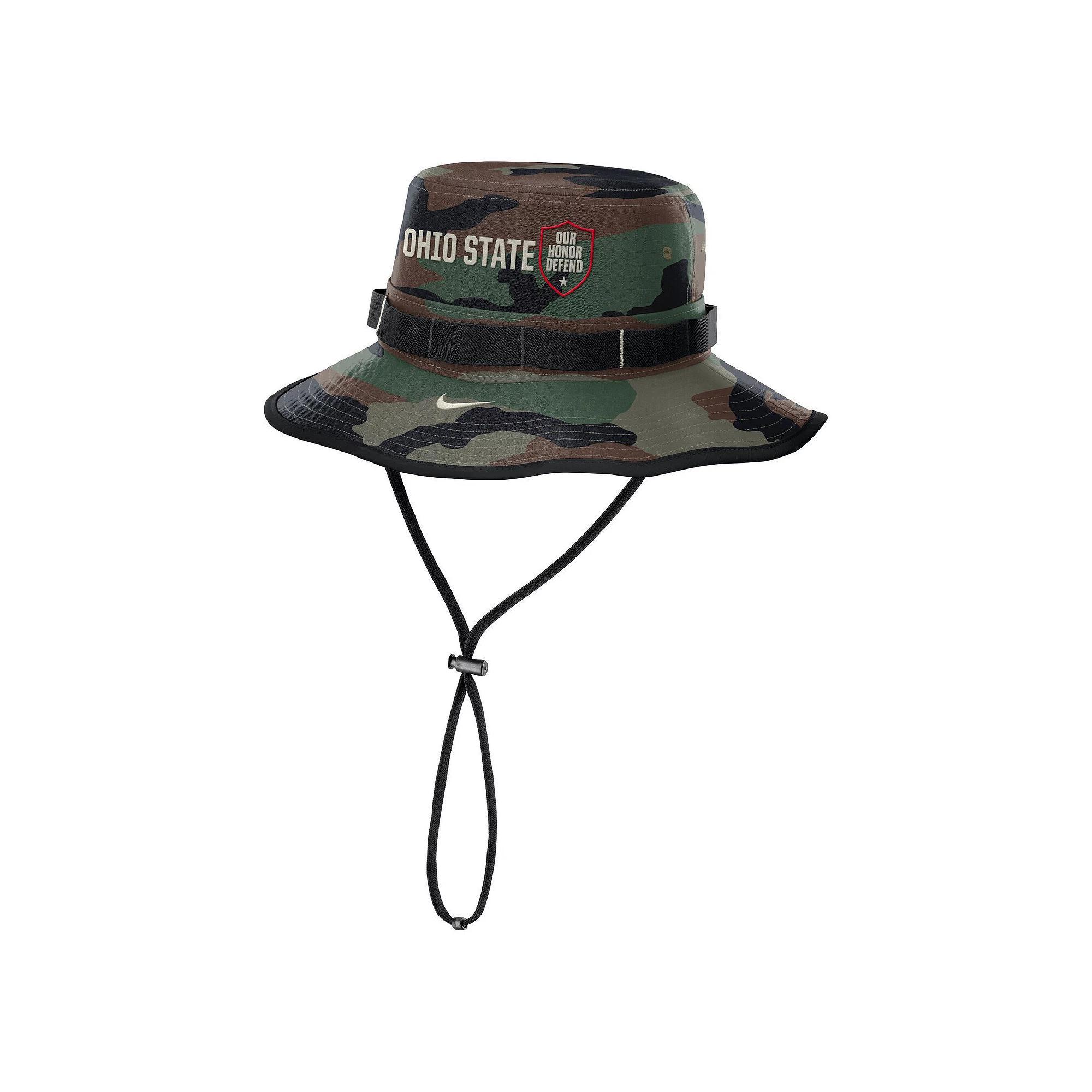 Men's Nike Camo Penn State Nittany Lions 2024 Military Appreciation Apex Bucket Hat, Size: Large, Green Product Image