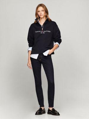 Half-Zip Embroidered Logo Sweatshirt Product Image