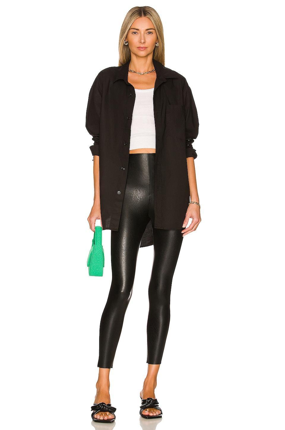 Petite Faux Leather Leggings Product Image