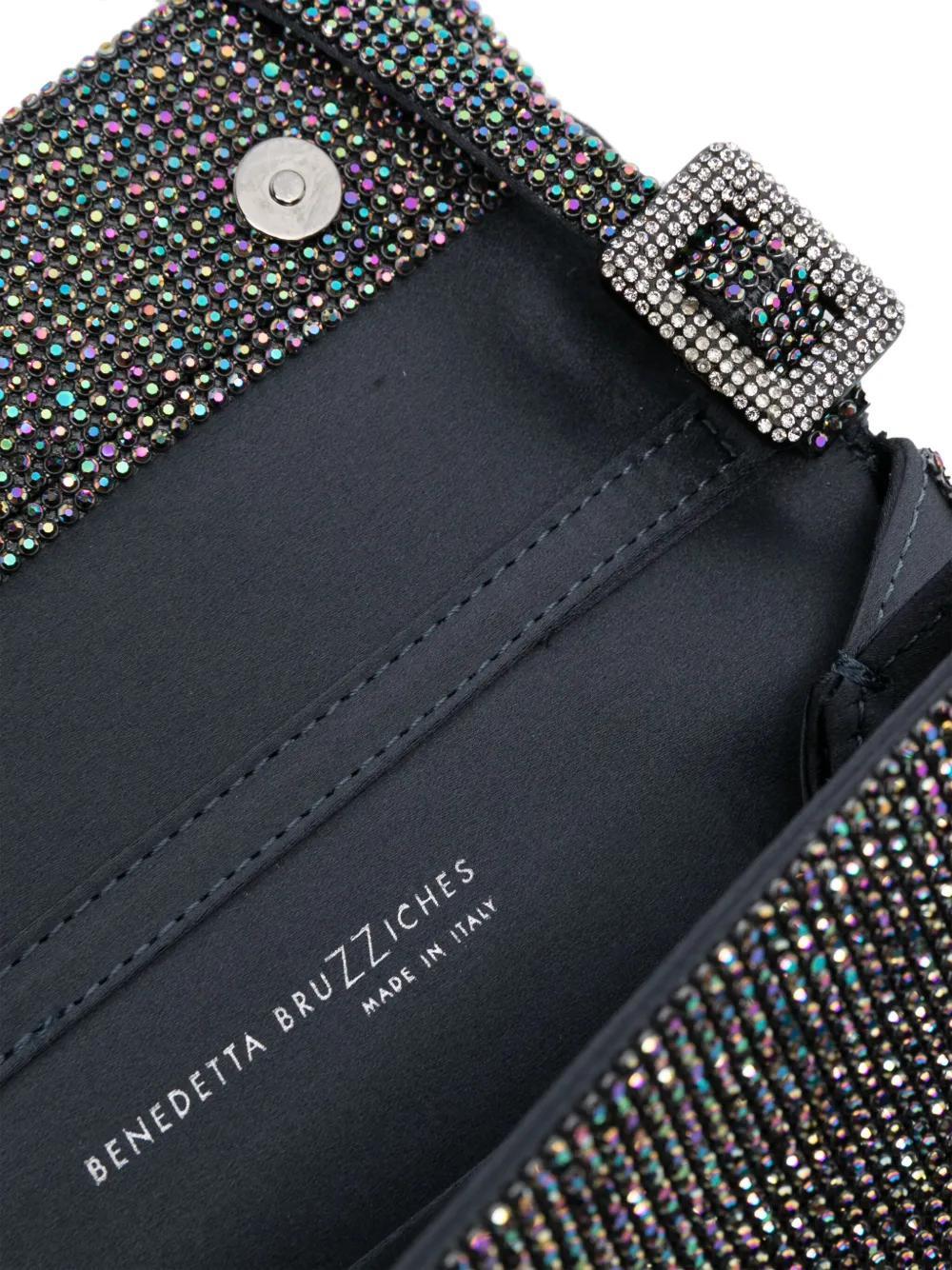 BENEDETTA BRUZZICHES Vittissima La Grande Shoulder Bag In Grey Product Image