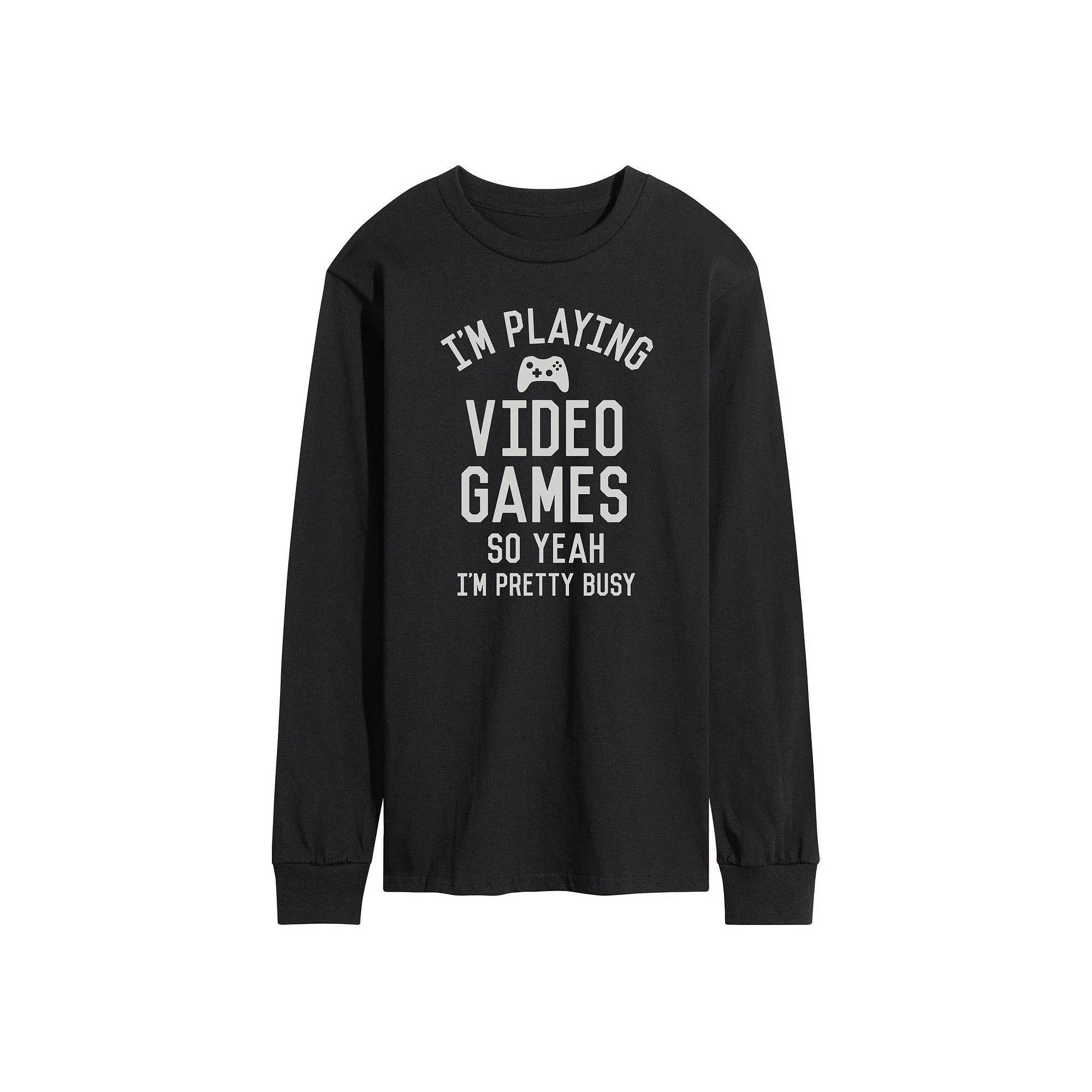 Mens Naughty Long Sleeve Tee Product Image