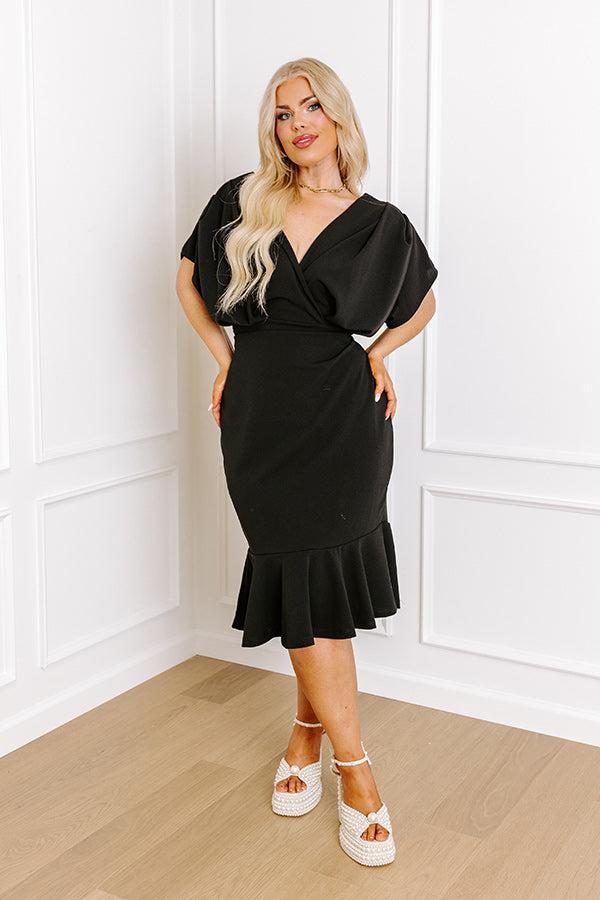 Look Amazing Midi in Black Curves Product Image