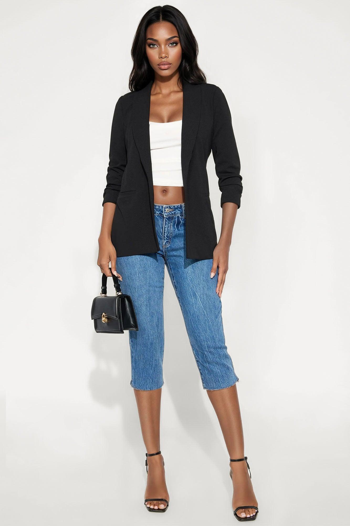 The Juliana Blazer - Black Female Product Image