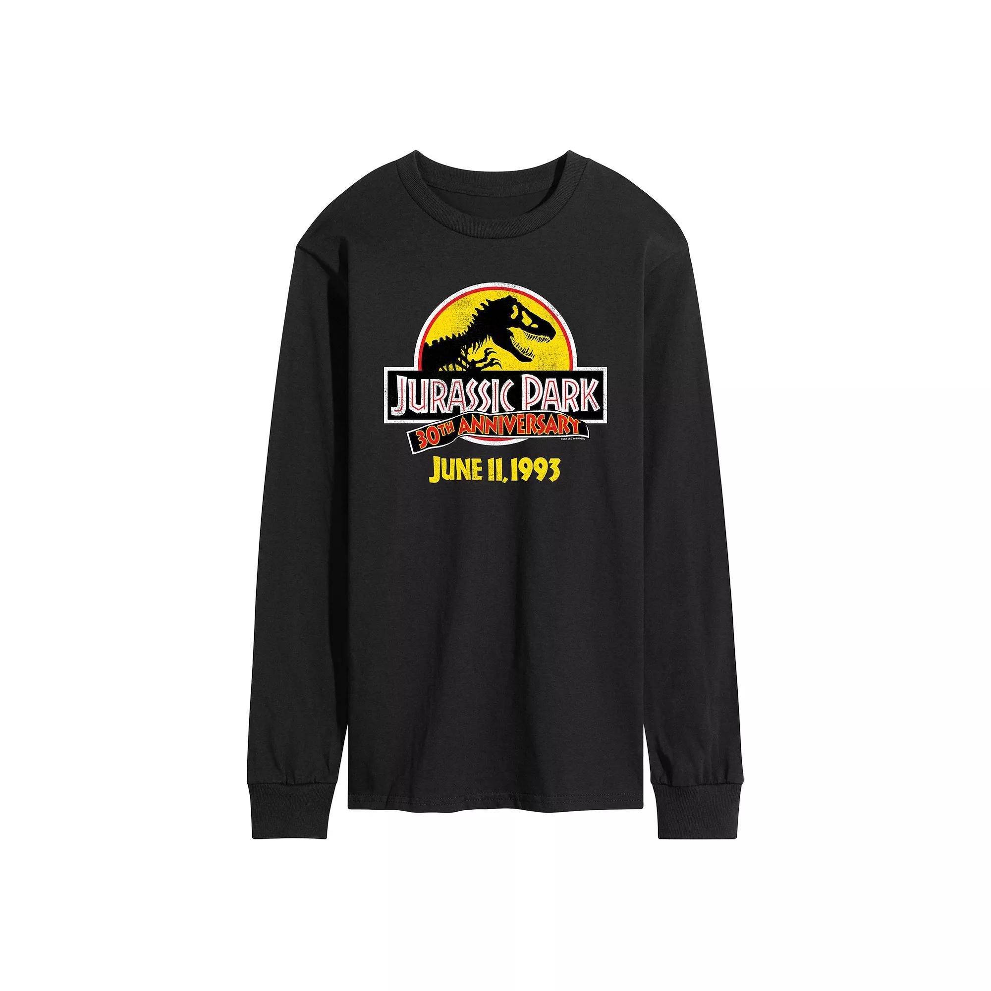Mens Jurassic World Jurassic Park 30th Logo Long Sleeve Product Image