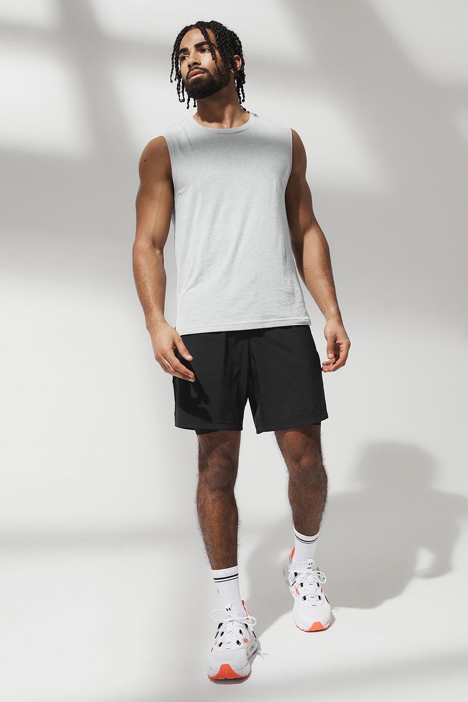 The Triumph Muscle Tank - Athletic Heather Grey Product Image