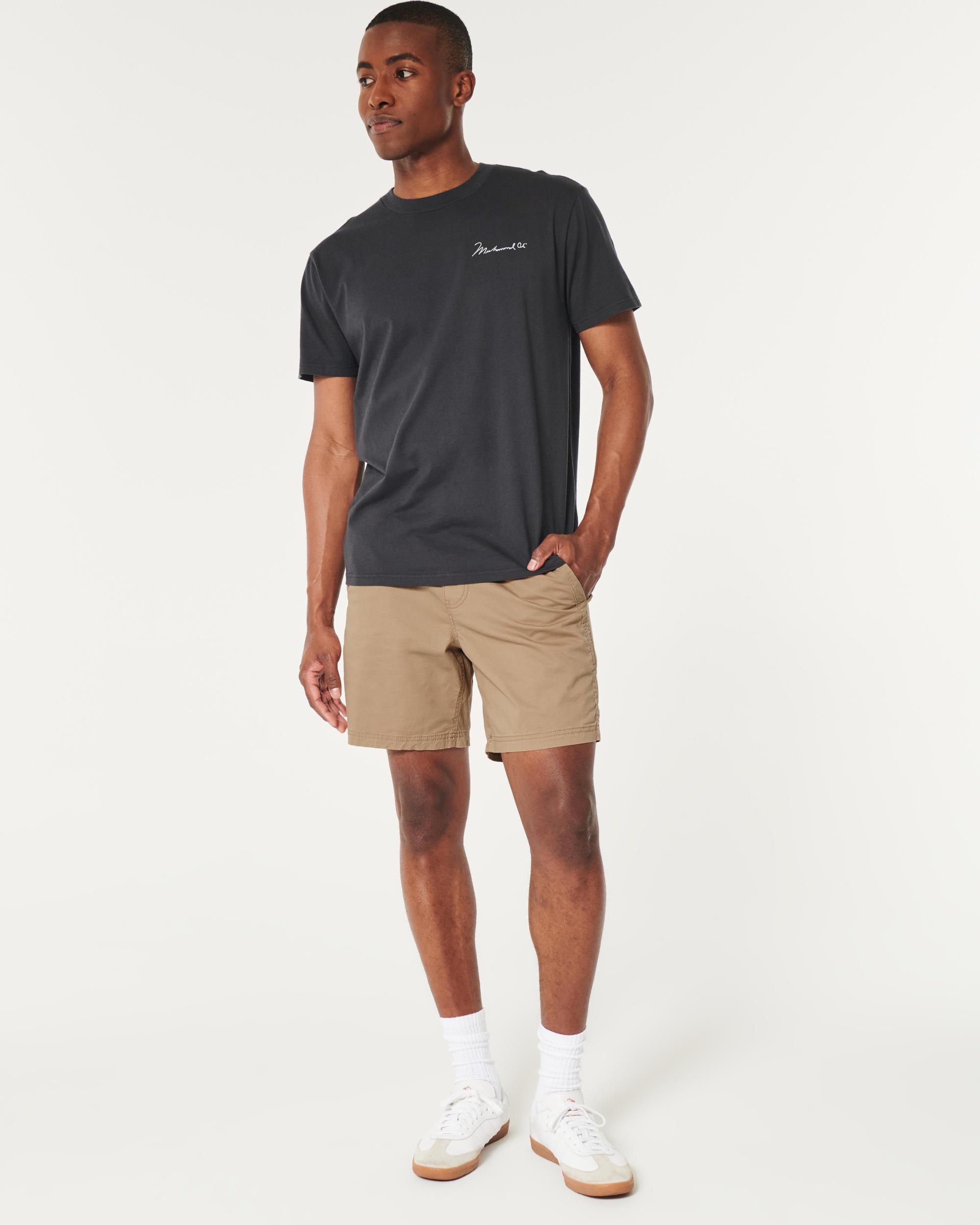 Twill Pull-On Shorts 7" Product Image