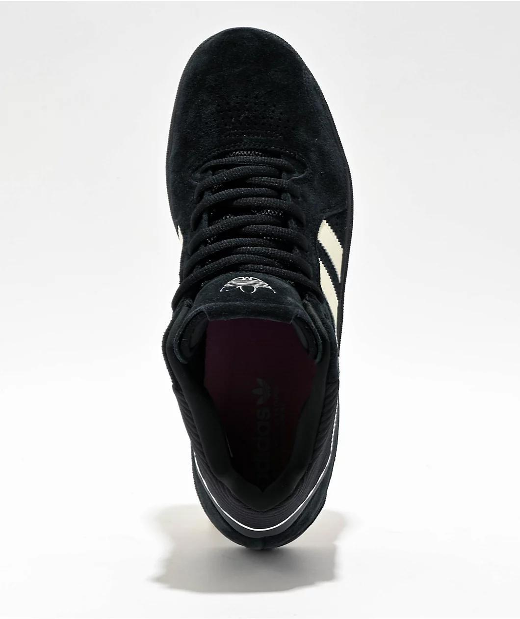 adidas Tyshawn Mid Core Black & Zero Metallic Skate Shoes Product Image