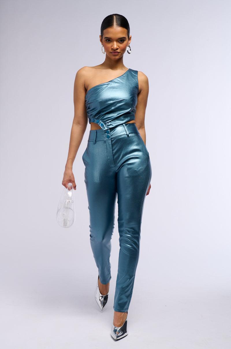 DISCO BABE ONE SHOULDER TOP Product Image