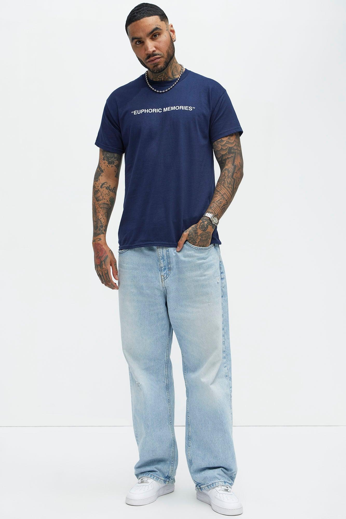 Euphoric Memories Short Sleeve Tee - Navy Product Image