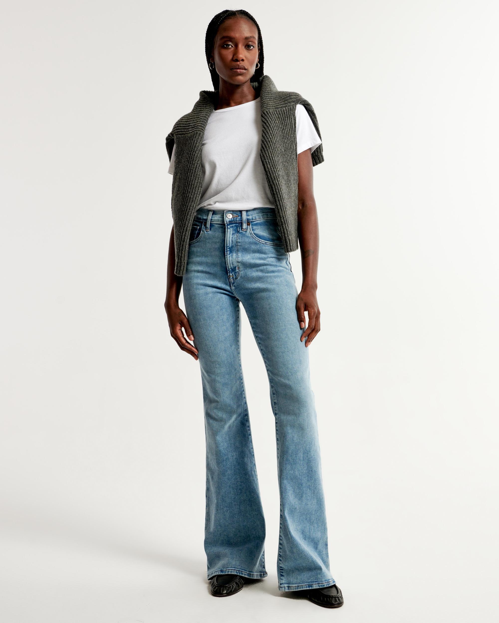 Ultra High Rise Stretch Flare Jean Product Image