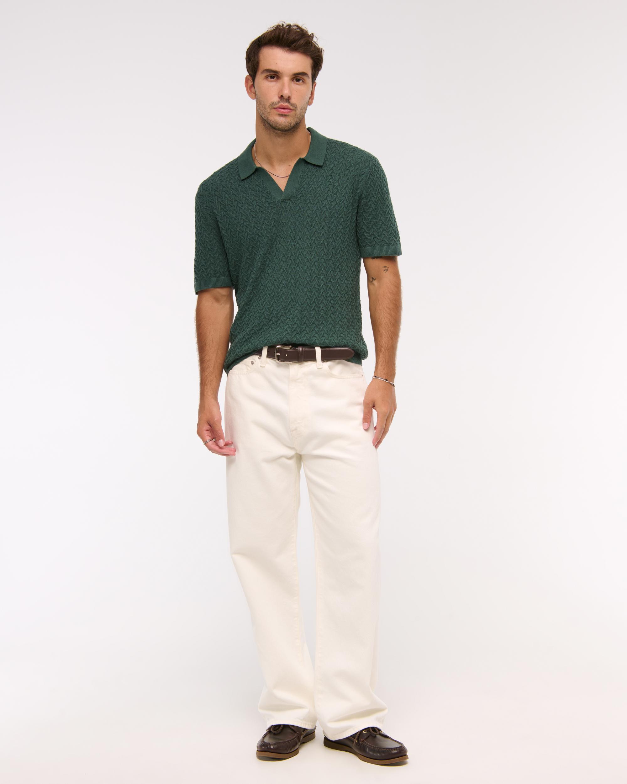 Vintage-wash cotton pocket T-shirt Product Image