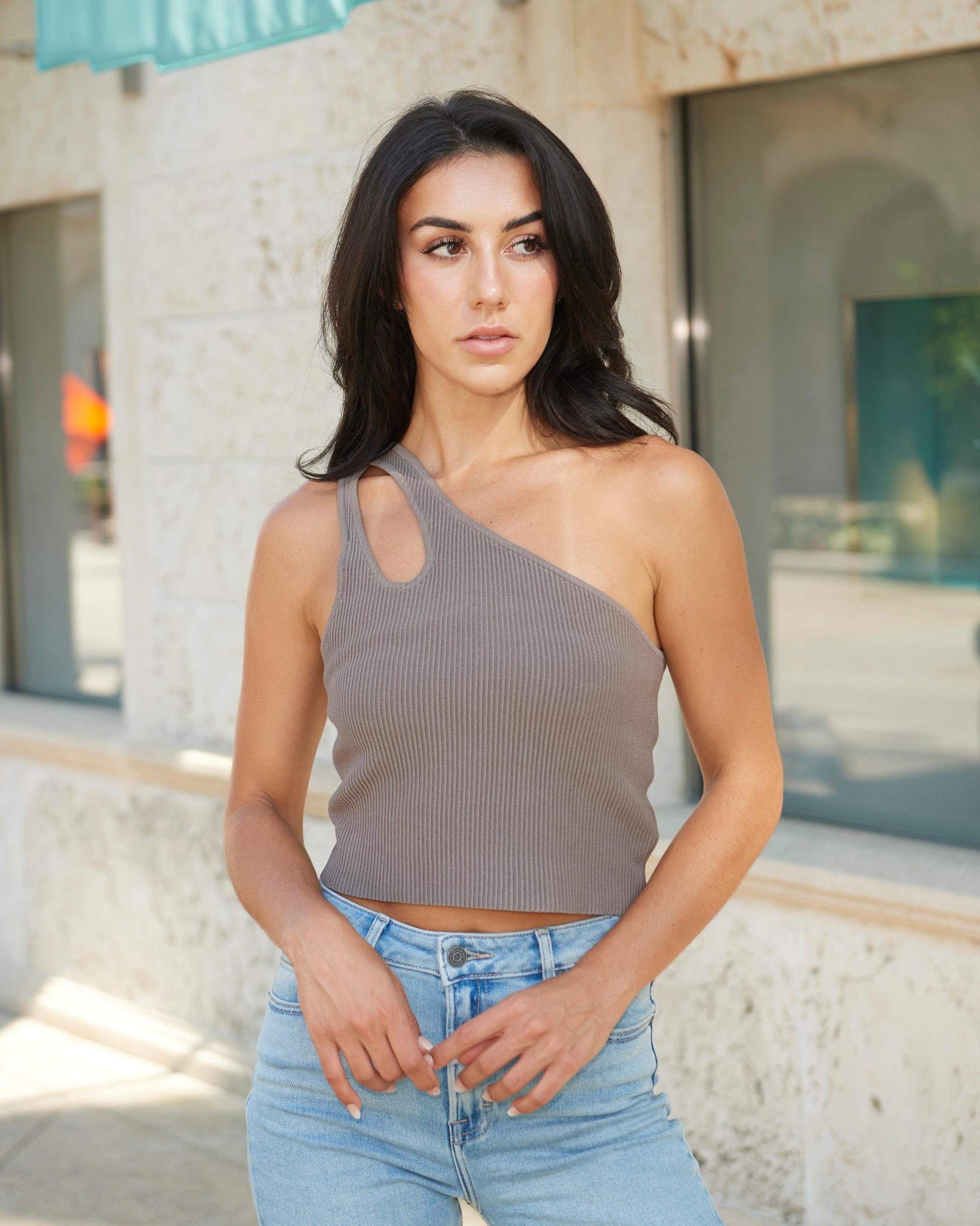 Cecilia One Shoulder Top Product Image