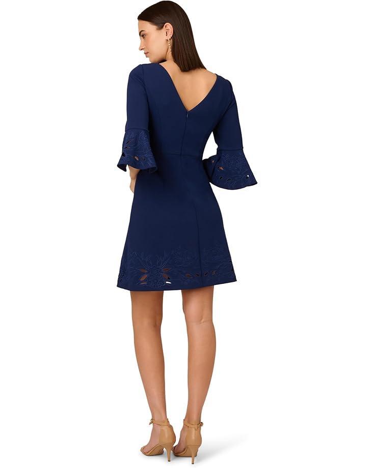 Lace Flounce Short Dress Product Image