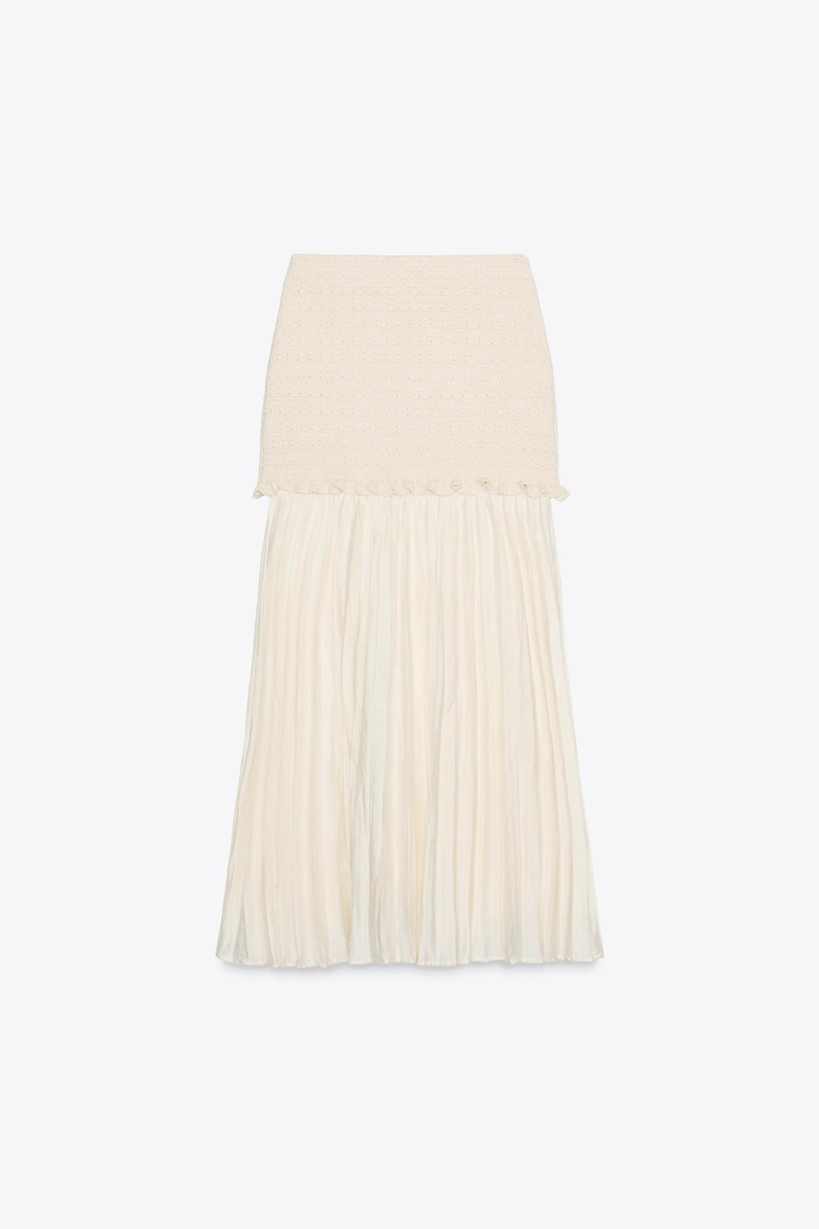 COMBINED KNIT SKIRT Product Image