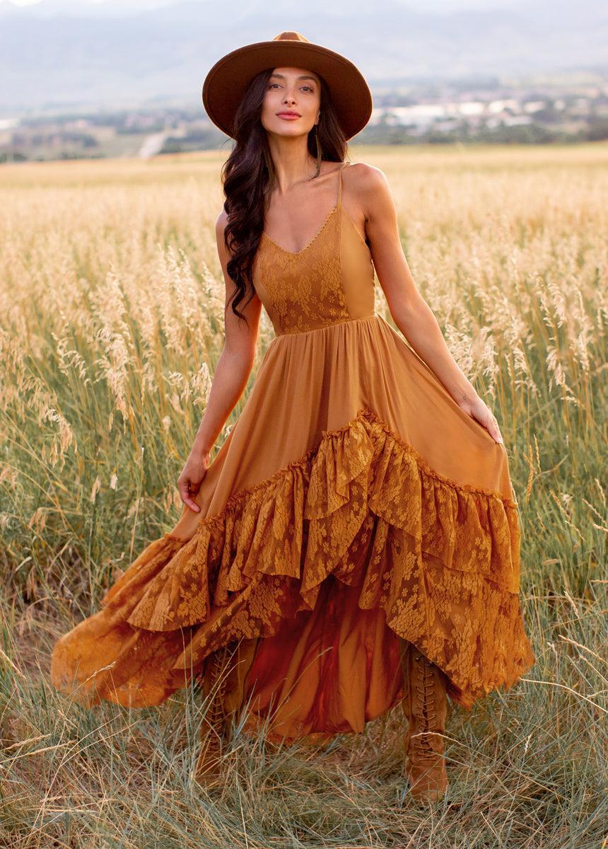 Christelle Dress in Marigold Female Product Image