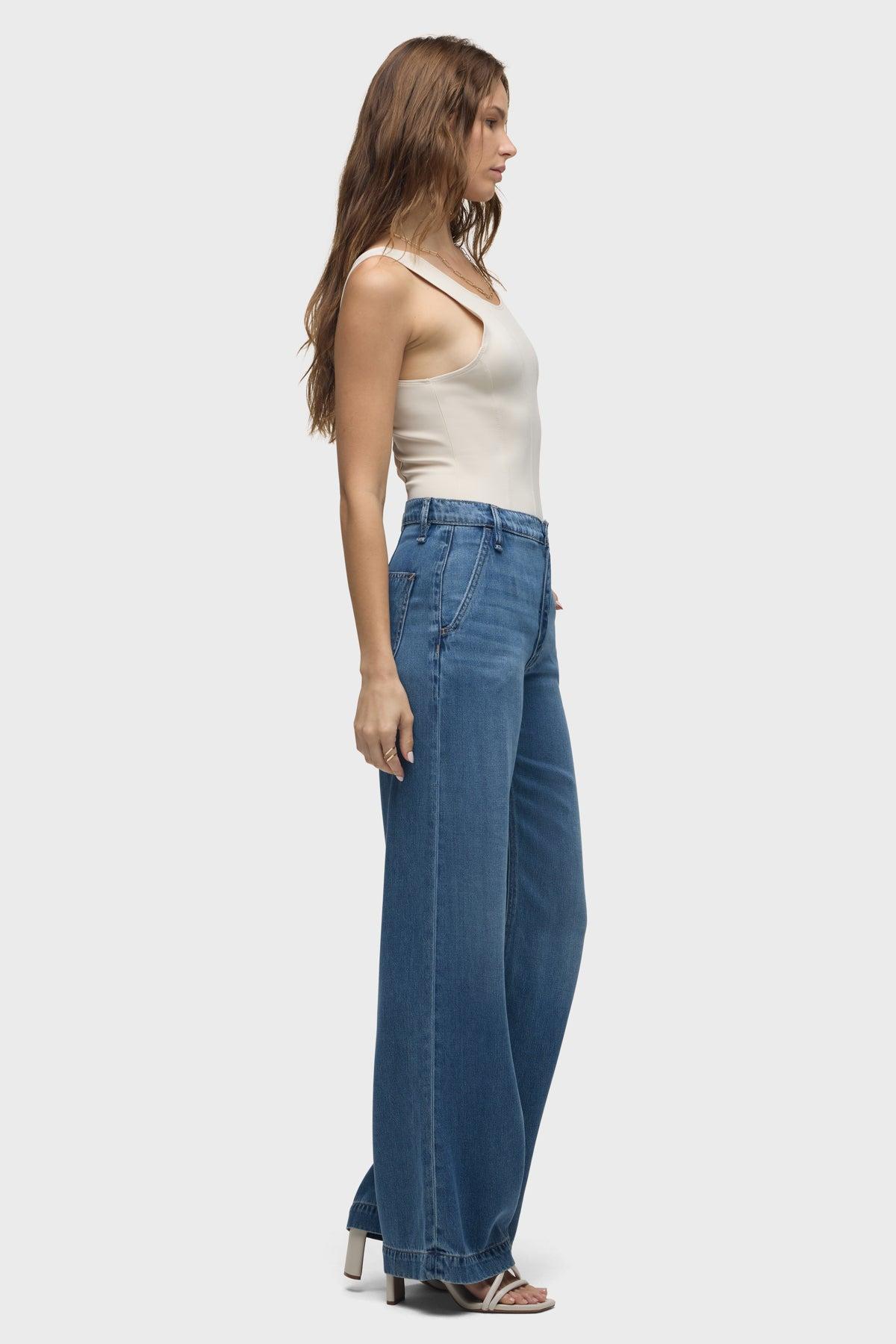 Jodie Loose Fit Wide Leg Trouser Jean Female Product Image