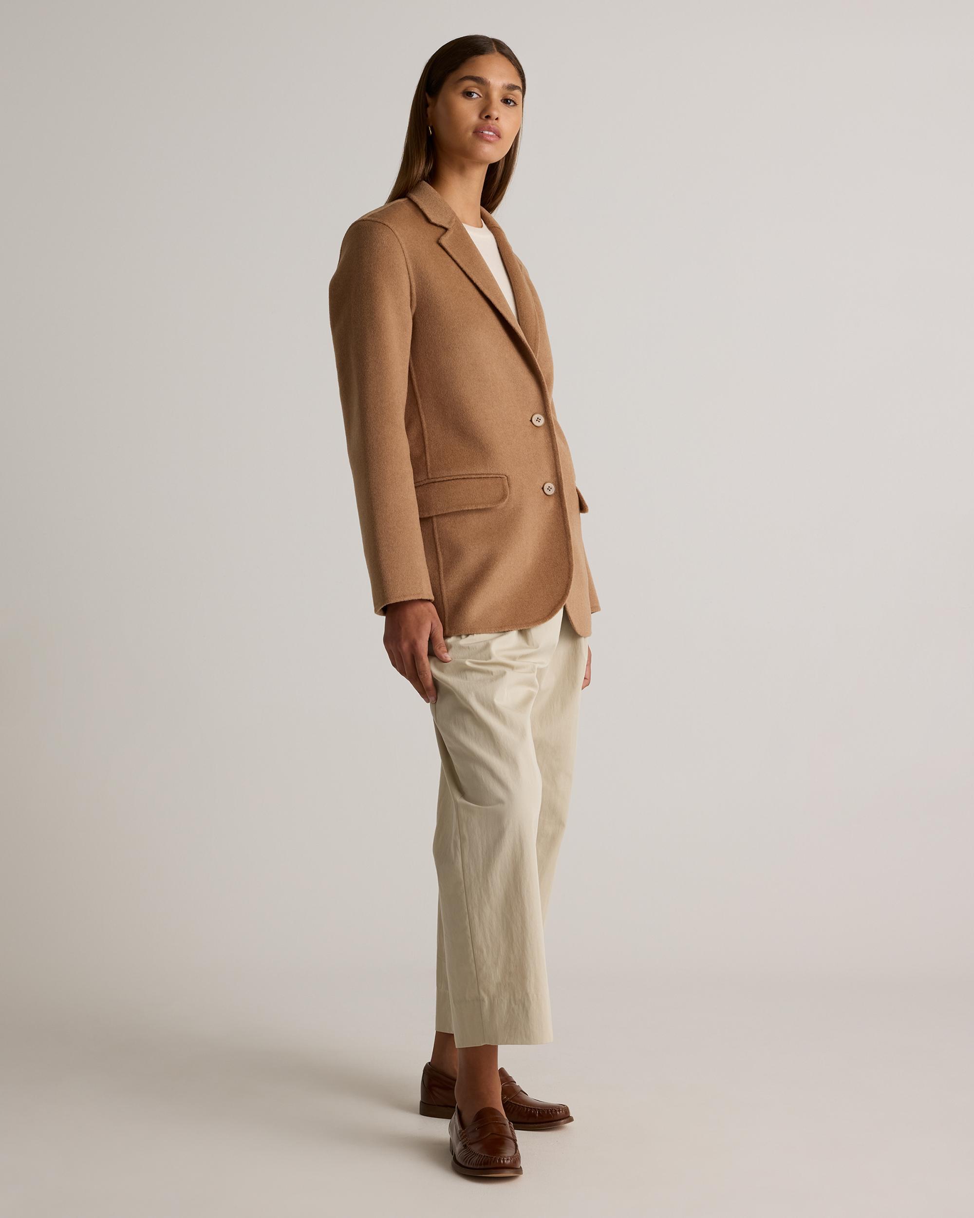 Quince | Women's Double-Faced Merino Wool Soft Blazer Wool/Nylon Product Image