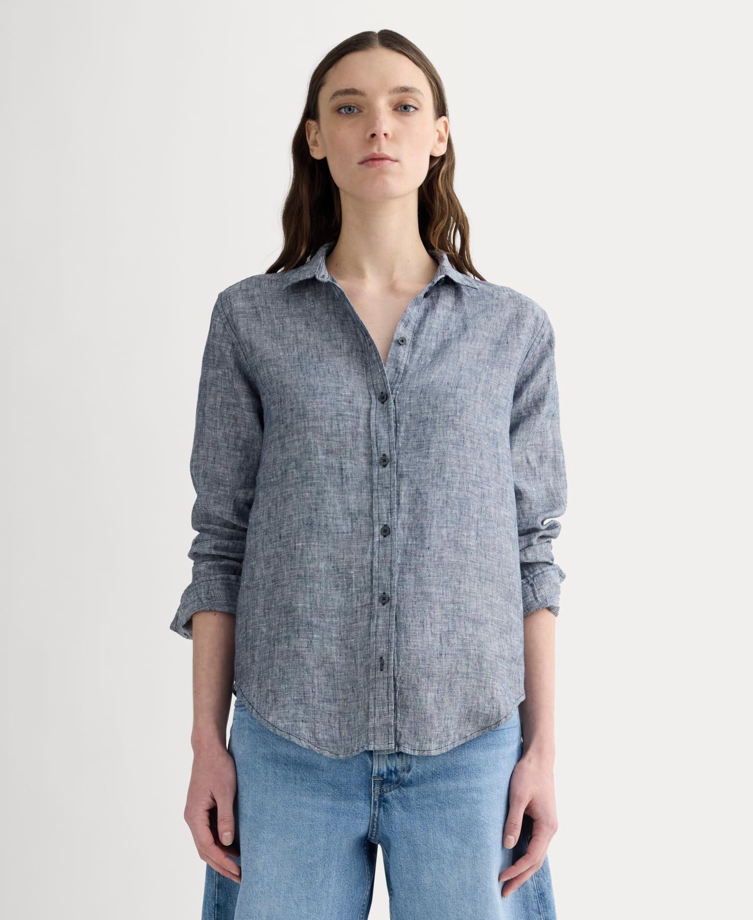 Womens Must-Have Shirt in Linen by Everlane Size 0 Product Image
