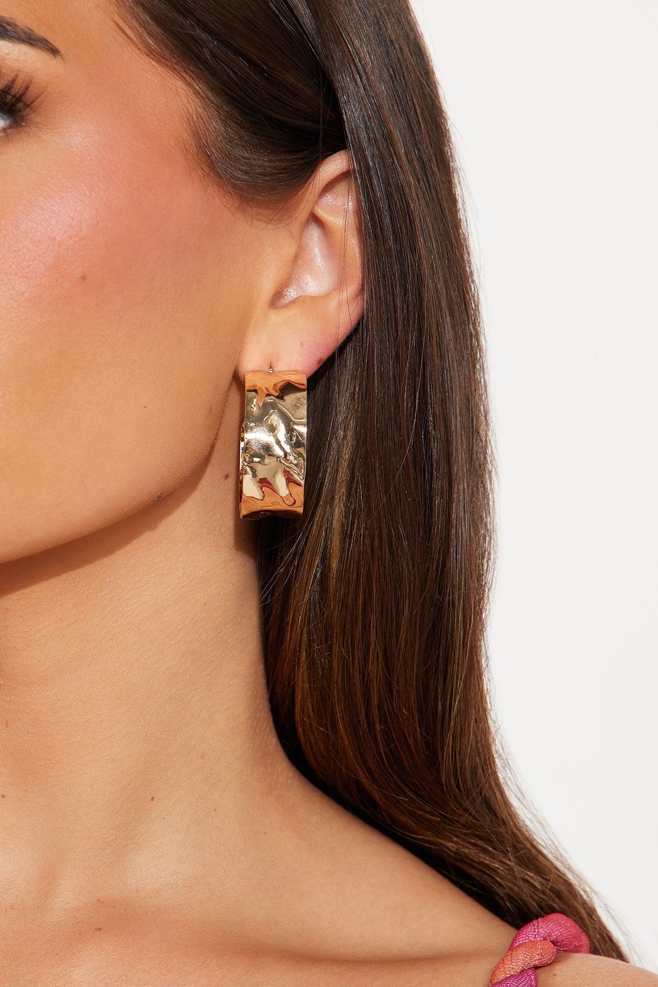Maloney Hoop Earrings - Gold Product Image