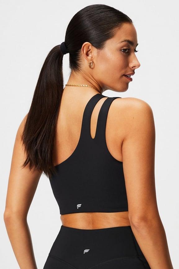 Asymmetrical Double Strap Midi Bra Product Image