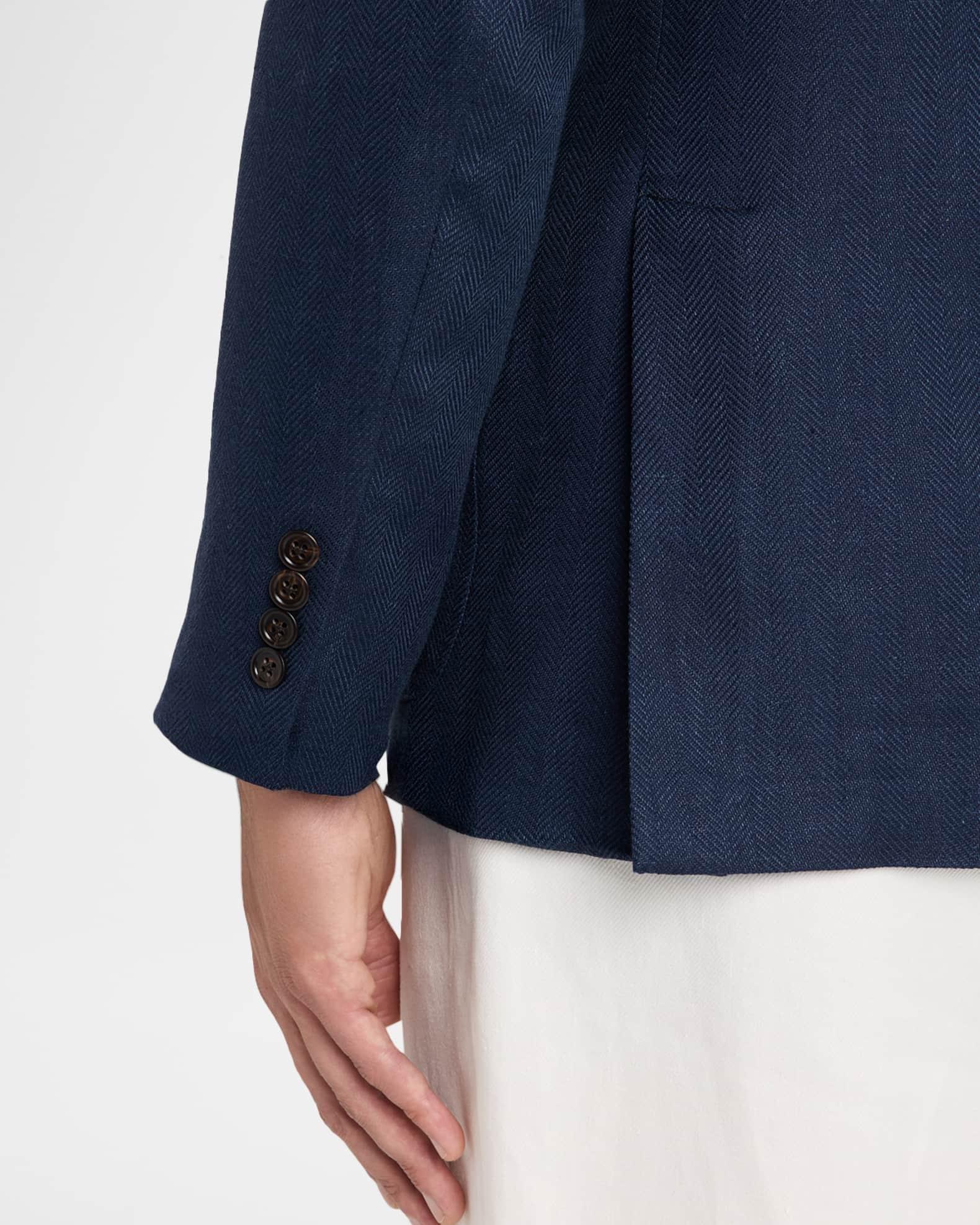Men's Tailored Herringbone Sport Coat Product Image