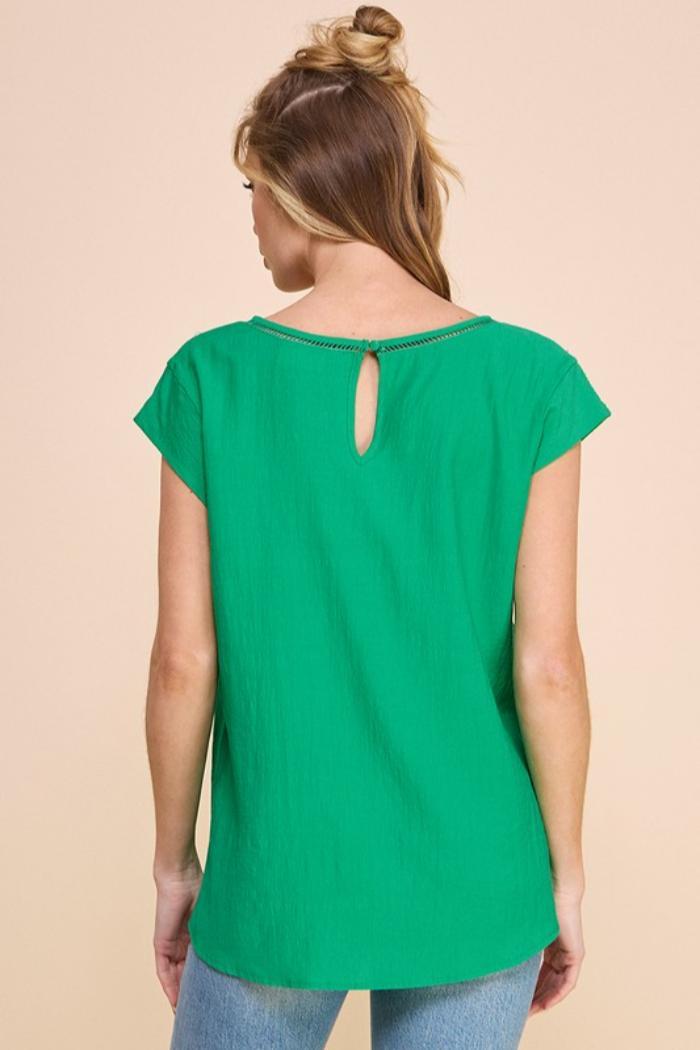 V-Neck Blouse Top Product Image