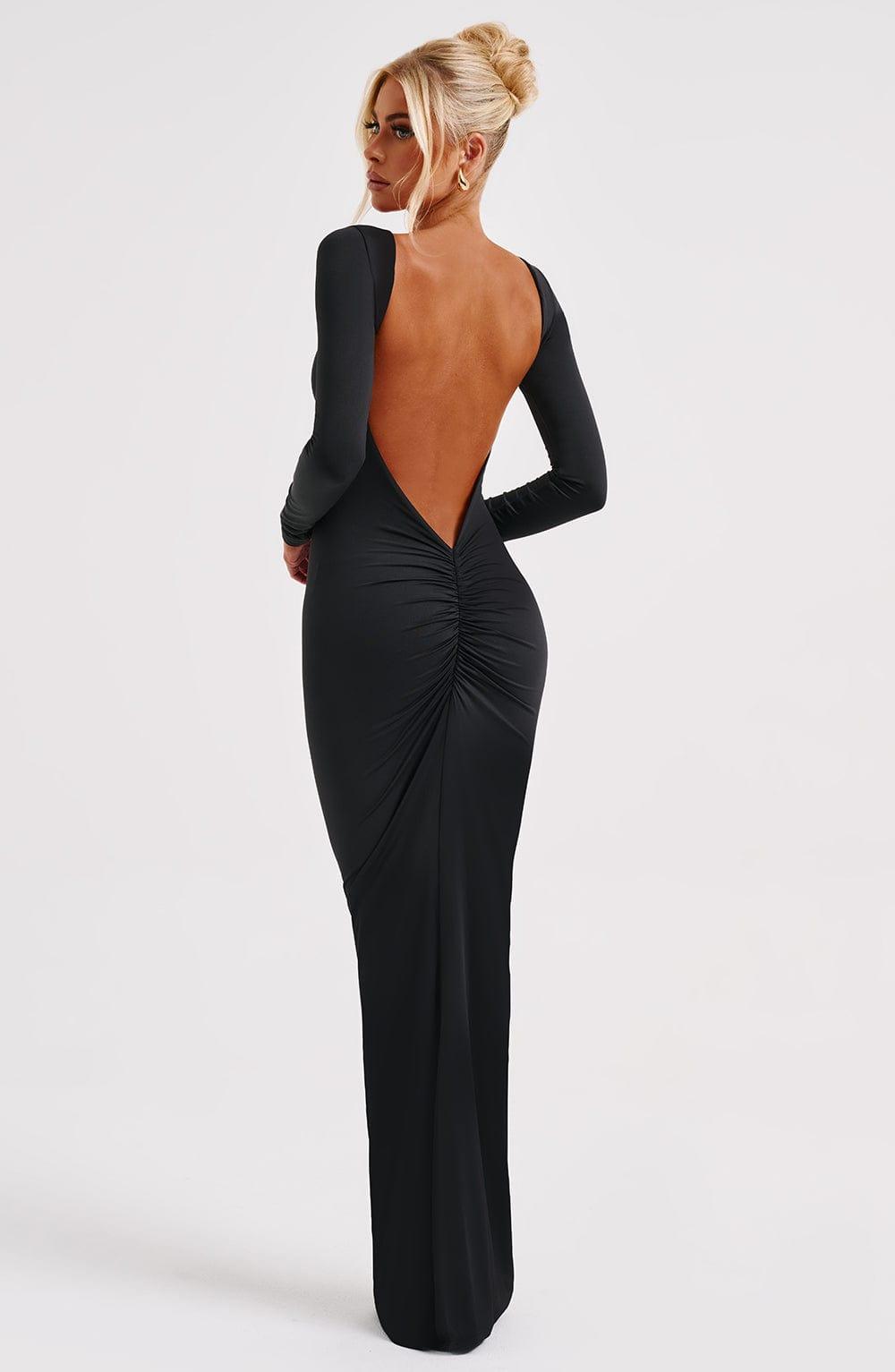 Rameesha Maxi Dress - Black Product Image