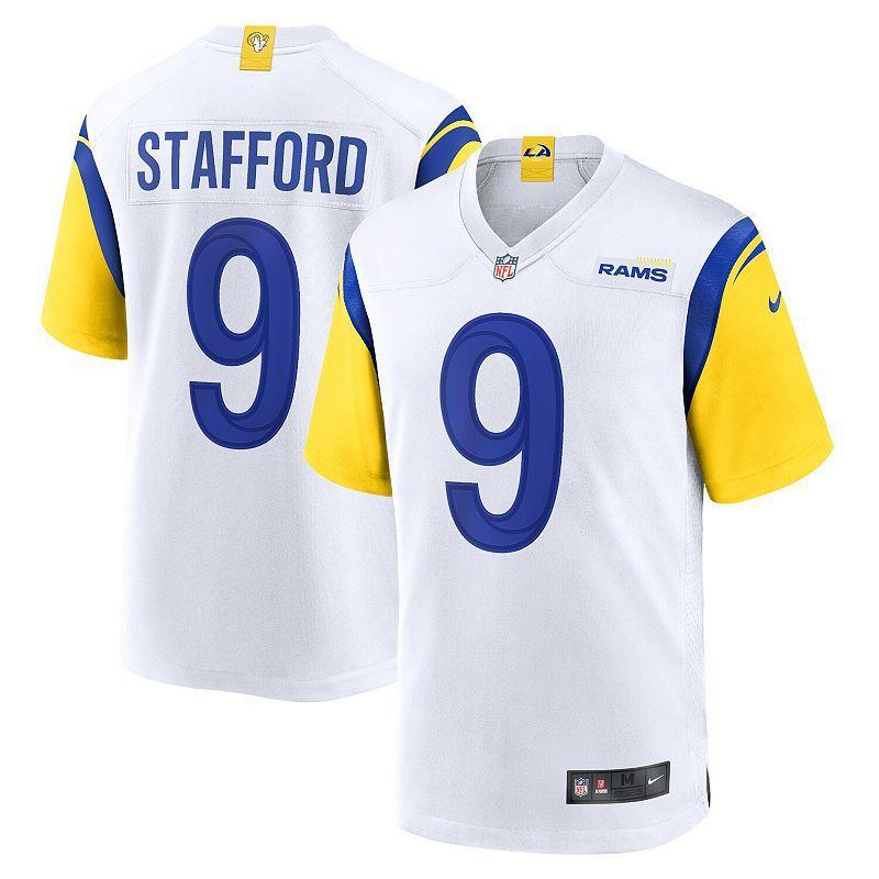 Men's Nike White Matthew Stafford Los Angeles Rams Alternate Game Jersey, Size: Medium Product Image