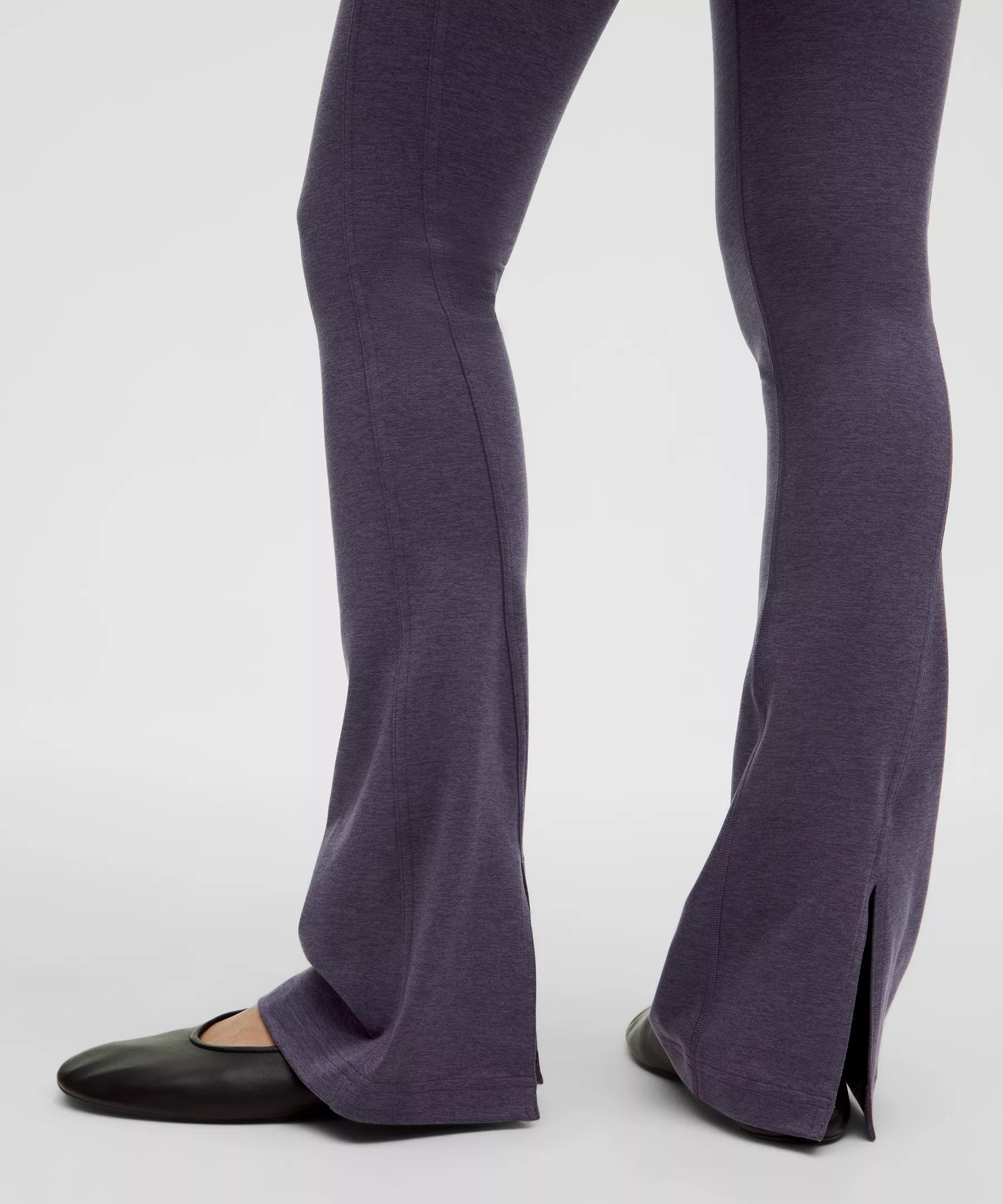 Softy Suedey Split-Hem High-Rise Mini-Flare Pant *Regular Product Image