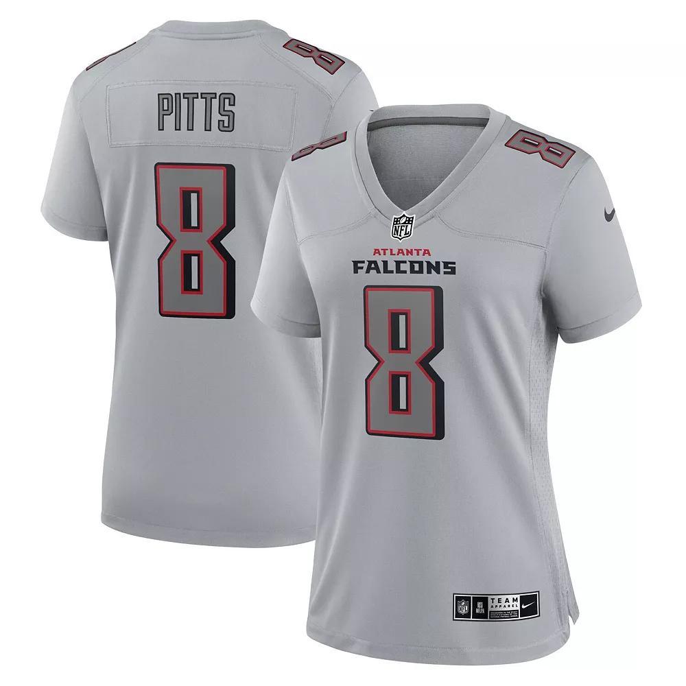 Women's Nike Kyle Pitts Gray Atlanta Falcons Atmosphere Fashion Game Jersey, Size: Large, Grey Product Image