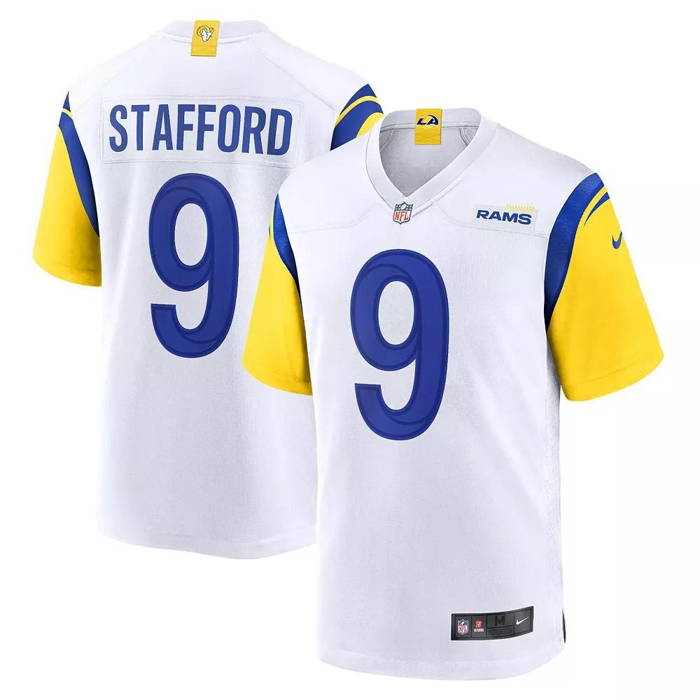 Men's Nike White Matthew Stafford Los Angeles Rams Alternate Game Jersey, Size: Medium Product Image
