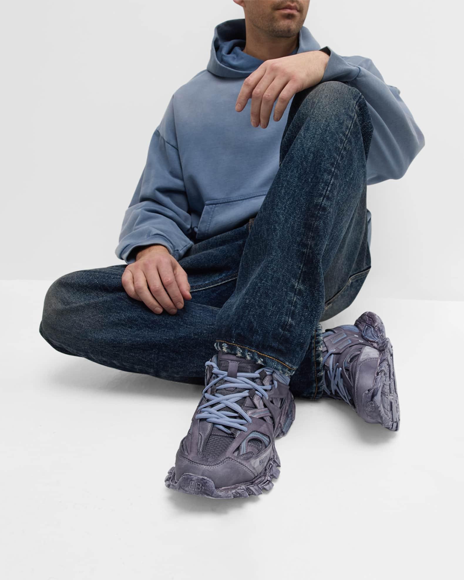 Men's Track Mesh Fashion Sneakers Product Image