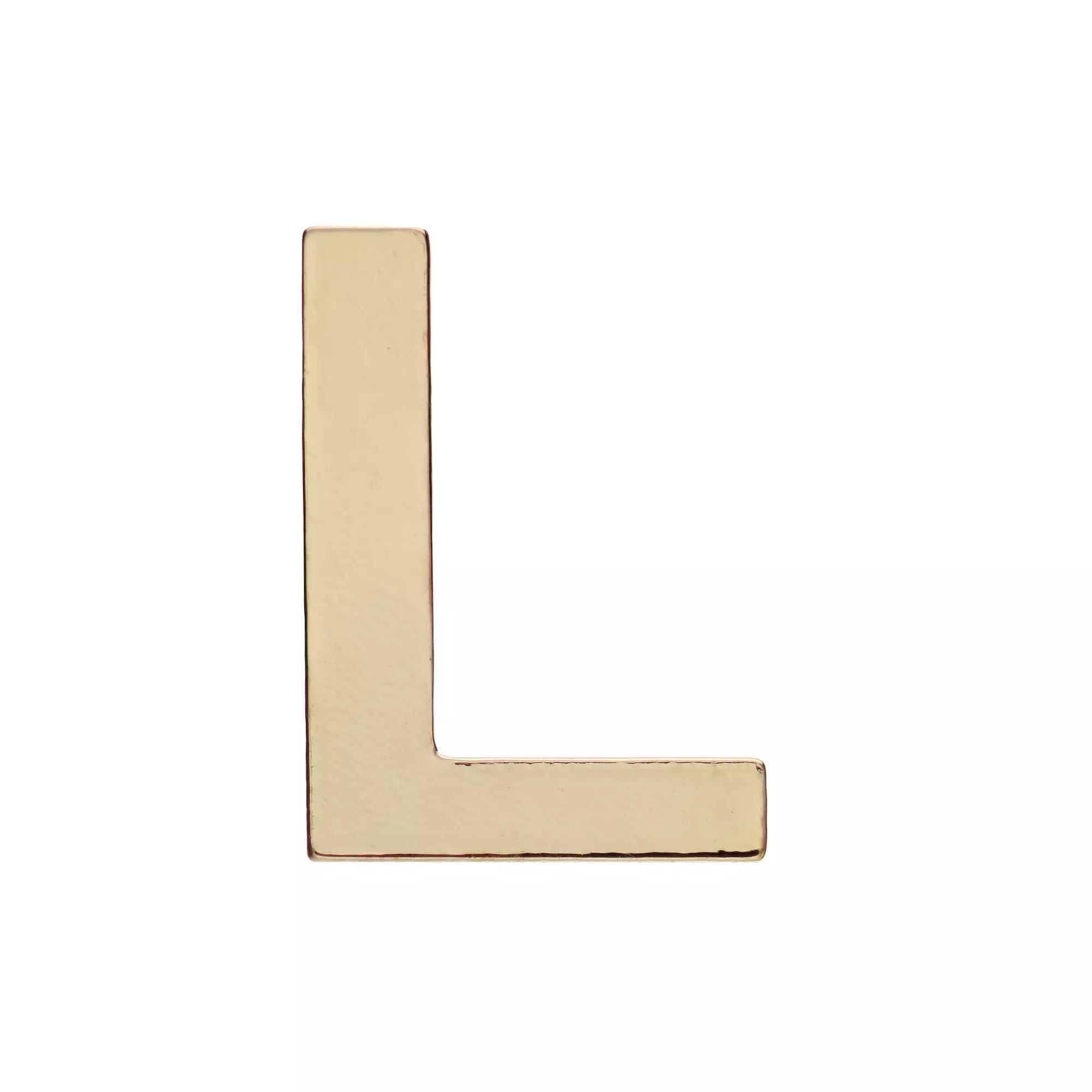 Au Naturale 14k Gold Initial Single Stud Earring, Women's Product Image