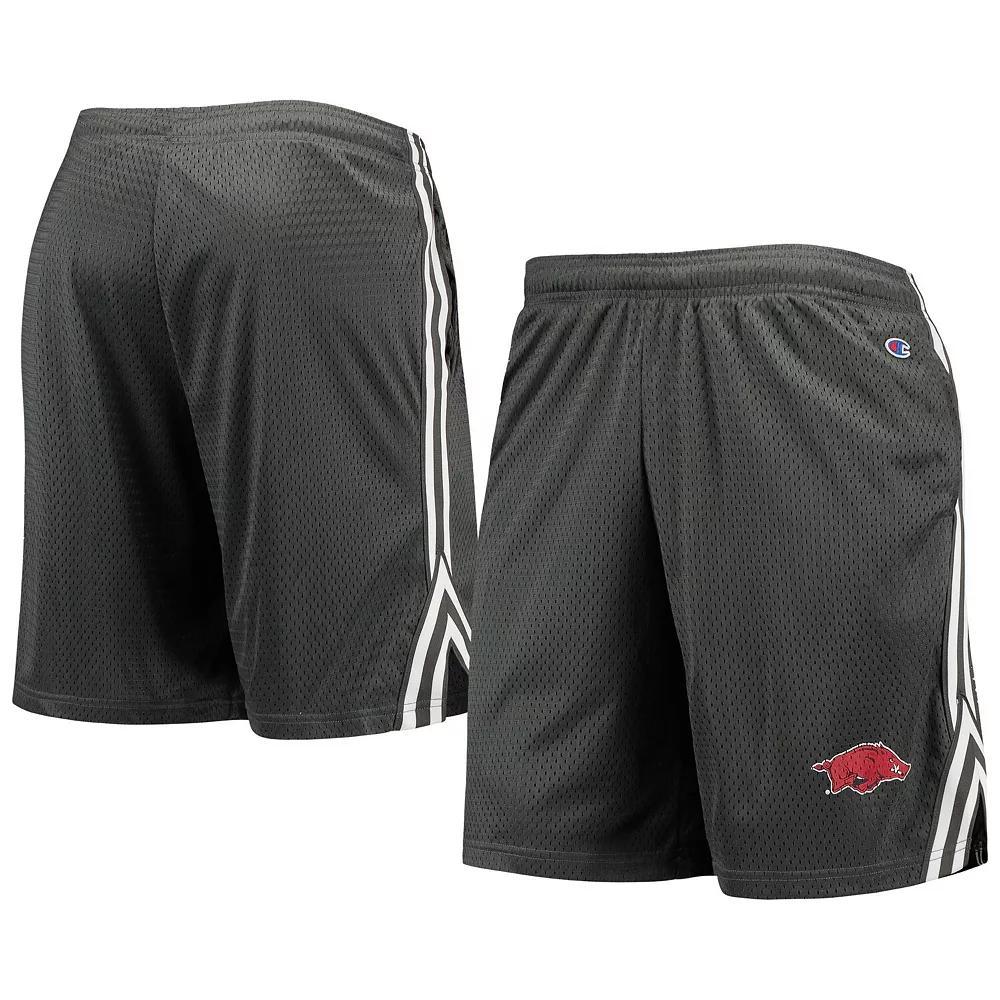 Men's Champion Gray Arkansas Razorbacks Team Lacrosse Shorts, Size: Medium, Grey Product Image