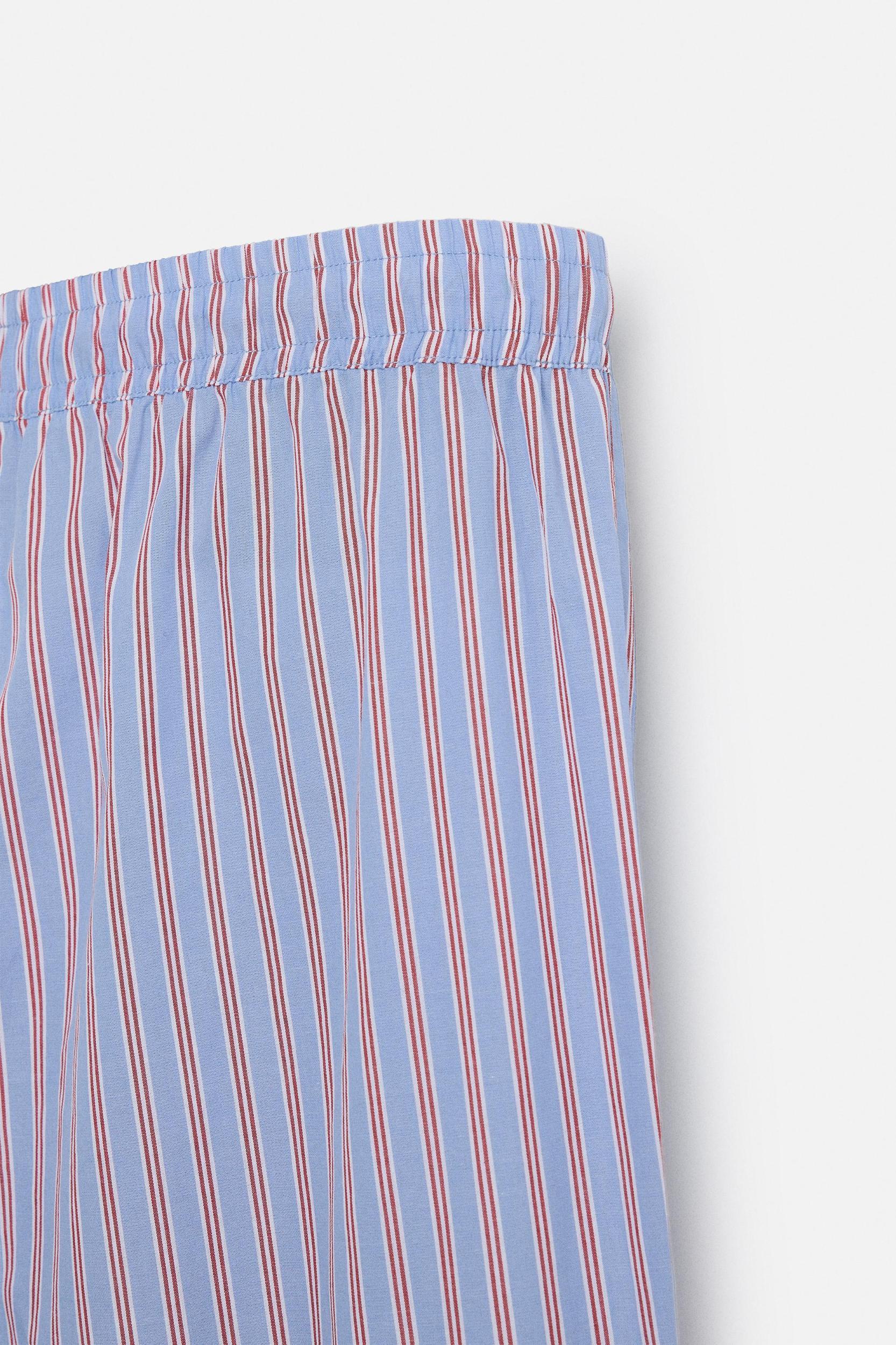 LIMITED EDITION STRIPED POPLIN PANTS Product Image
