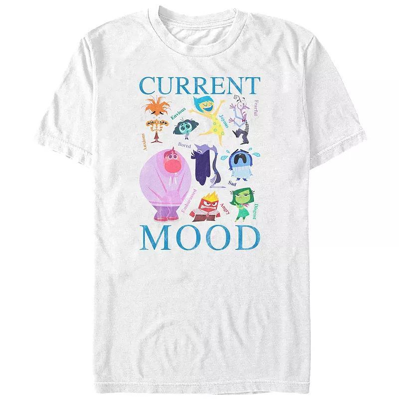 Men's Inside Out 2 Emotions Current Mood Graphic Tee, Size: XXL, White Product Image