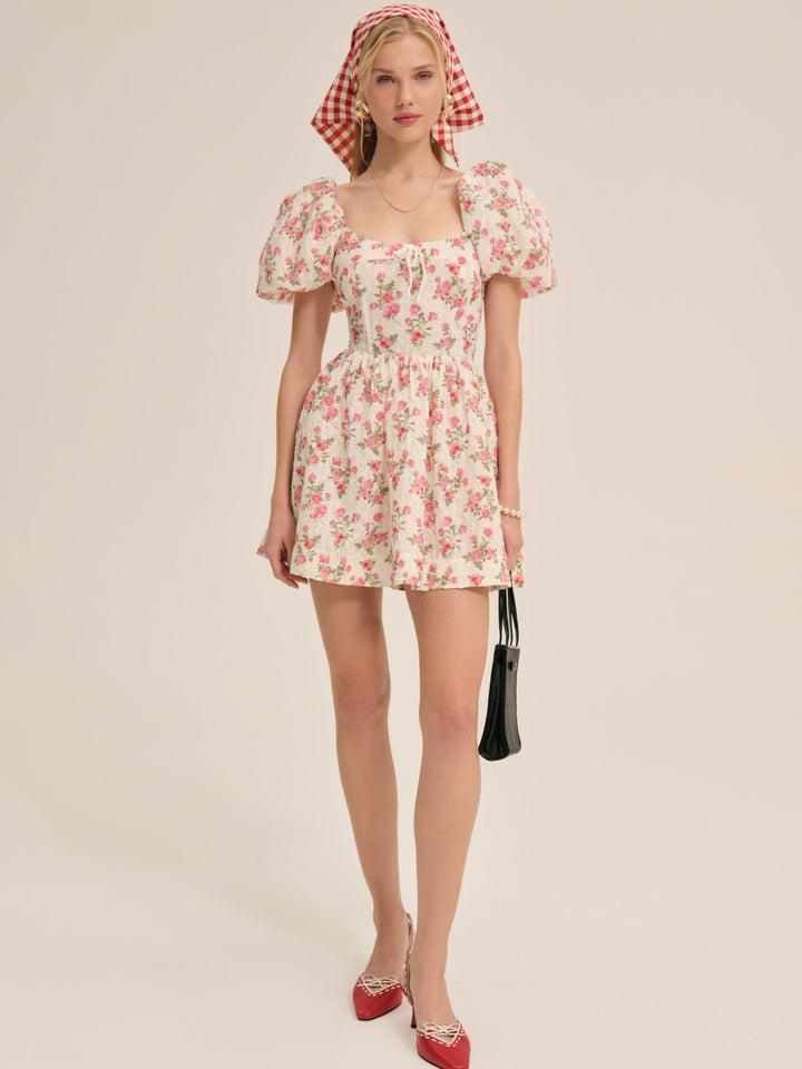 Backyard Bunches Mini Dress — Pink Product Image