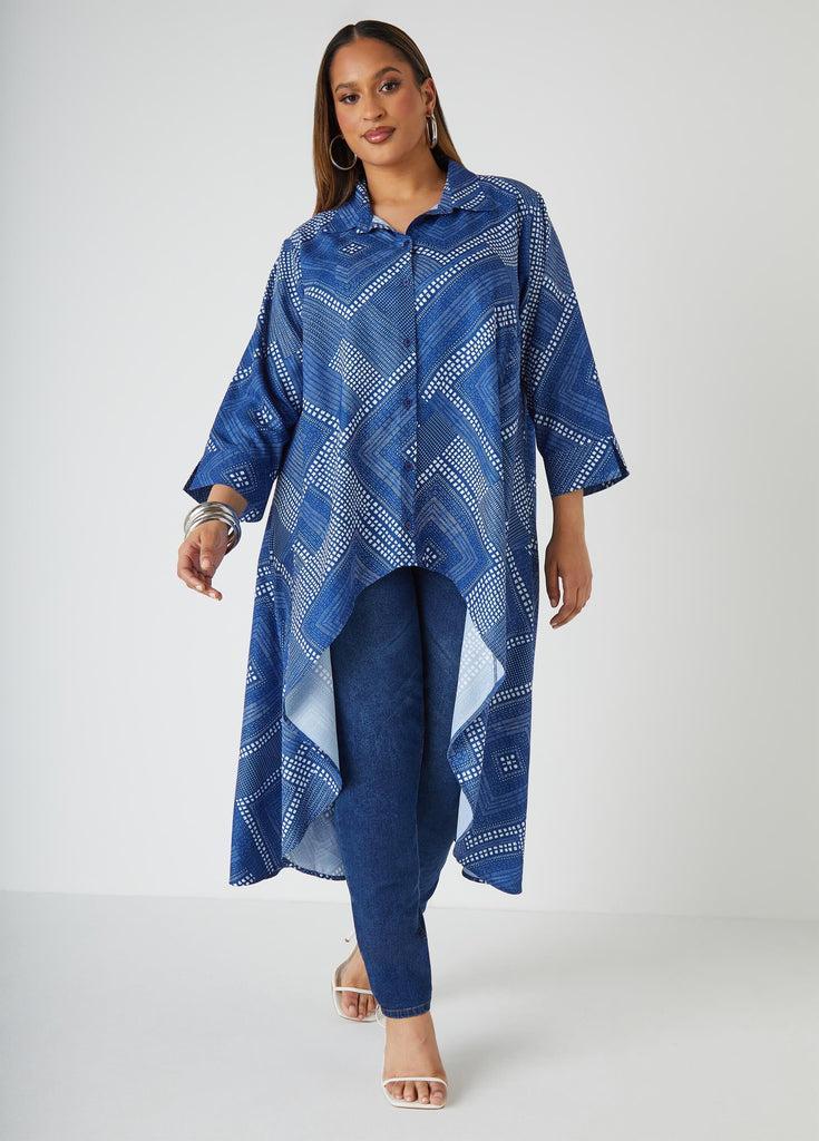 Printed Hi Low Shirt Product Image