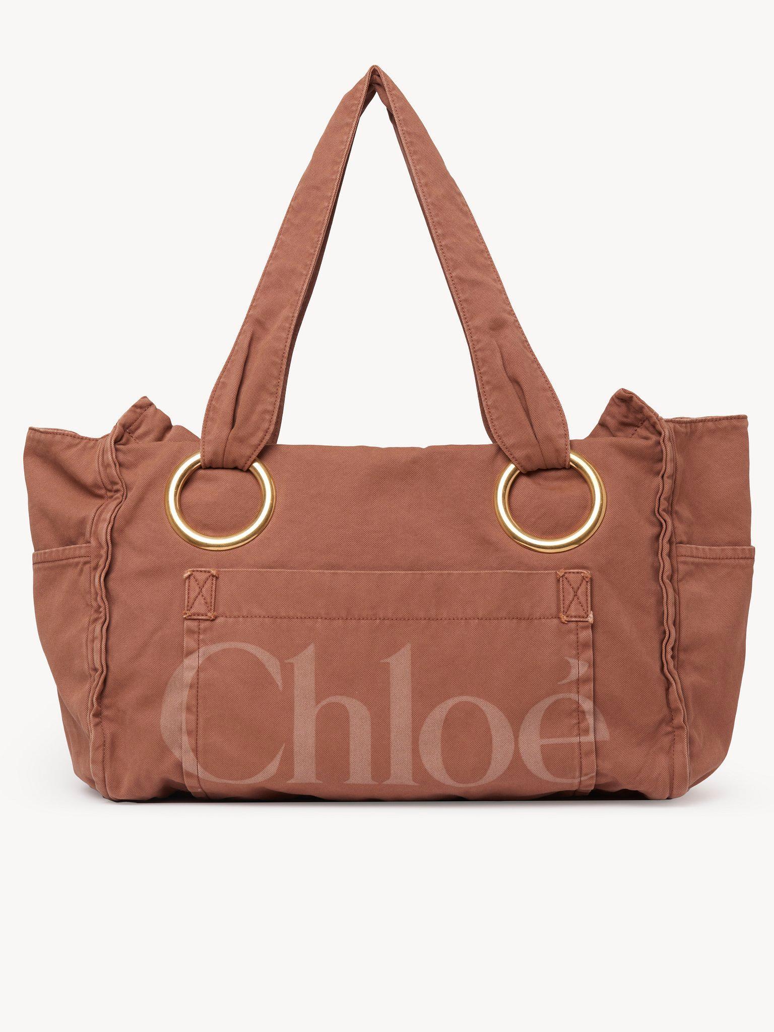 Large Chloé Plage tote bag in cotton Product Image