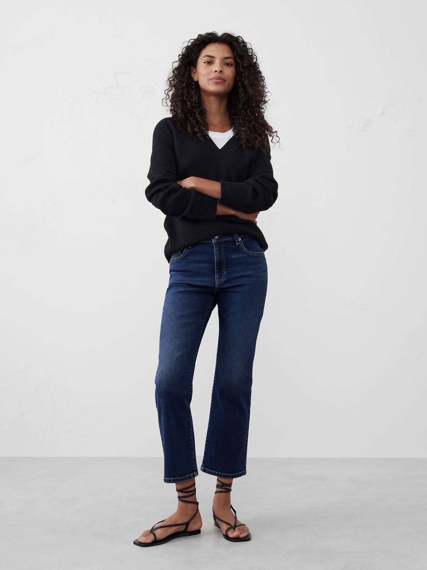 High-Rise Bootcut Cropped Jean Product Image