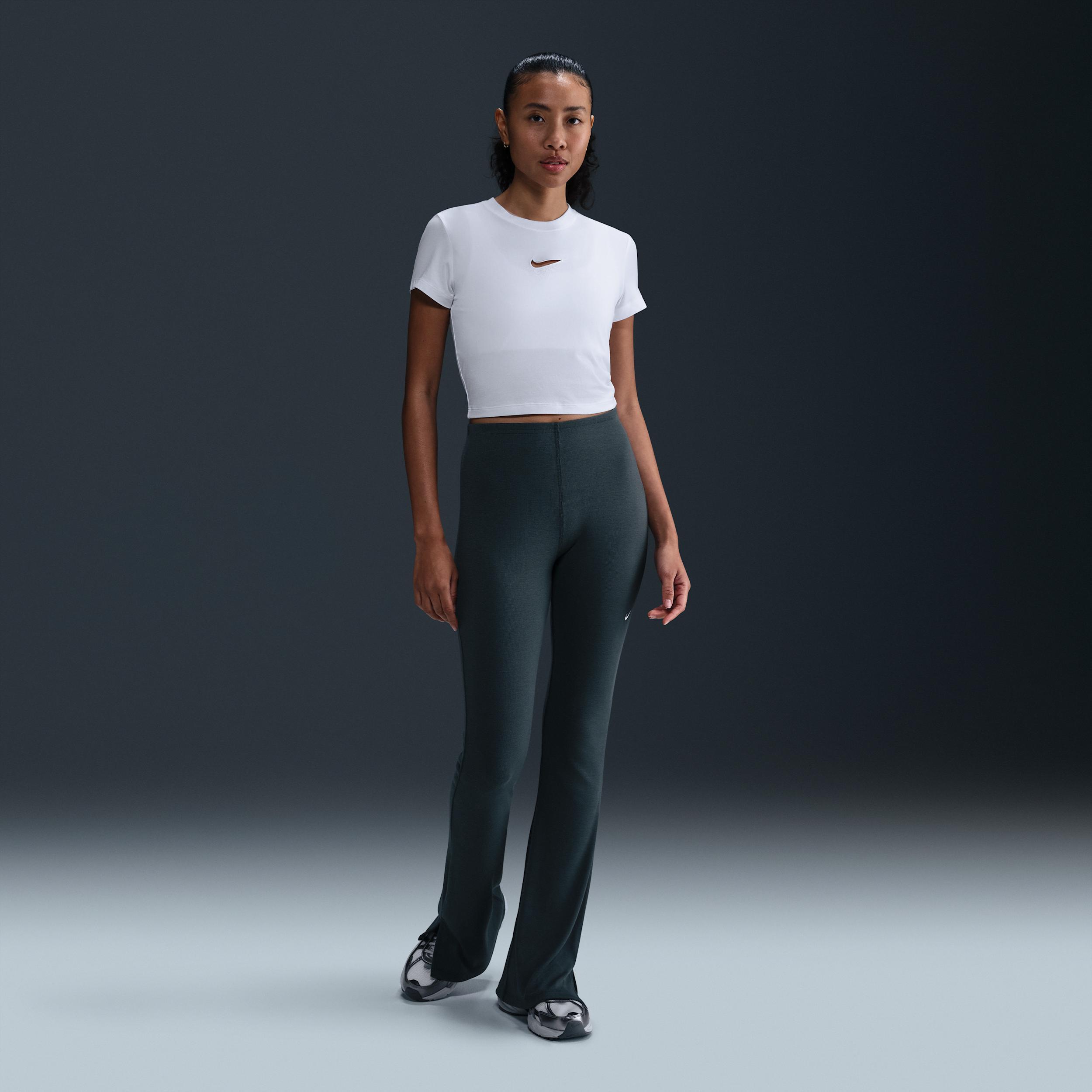Nike Sportswear Chill Knit Women's Slim Cropped T-Shirt Product Image