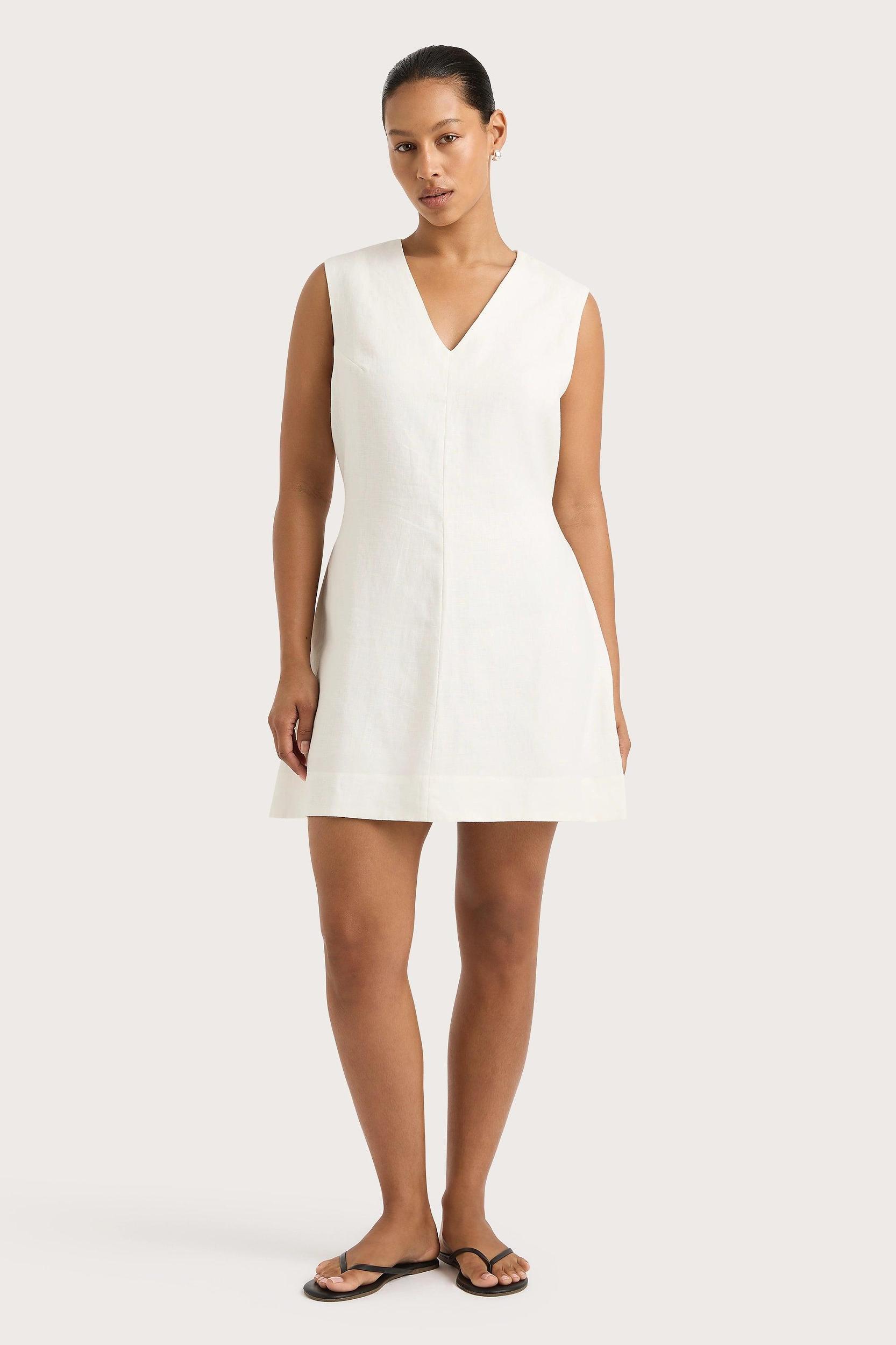 Daiane Mini Dress White Product Image
