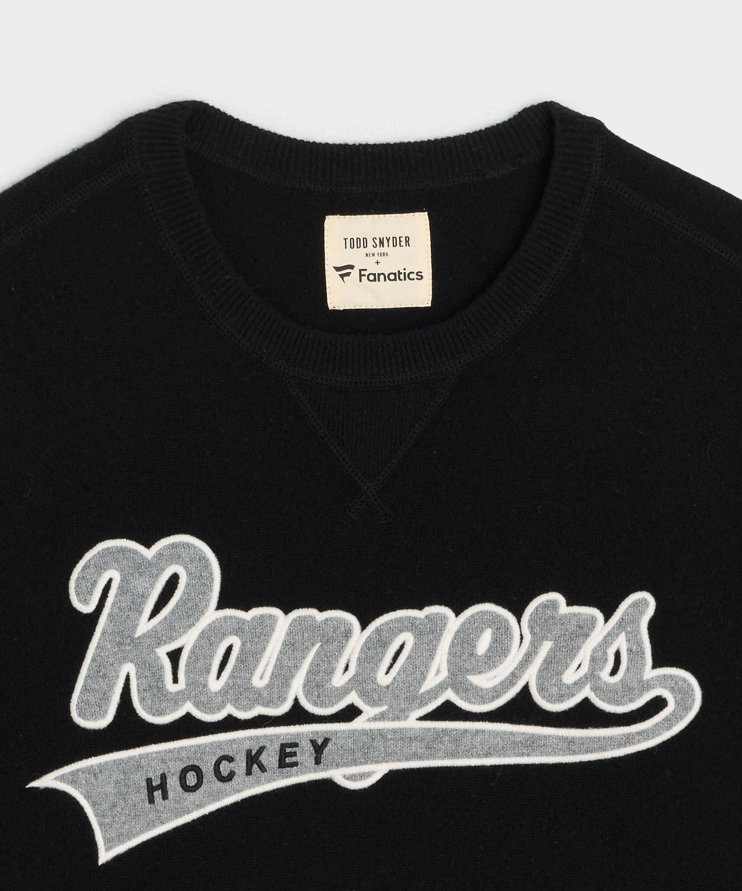 Todd Snyder by Fanatics for NHL New York Rangers Cashmere Crewneck Product Image