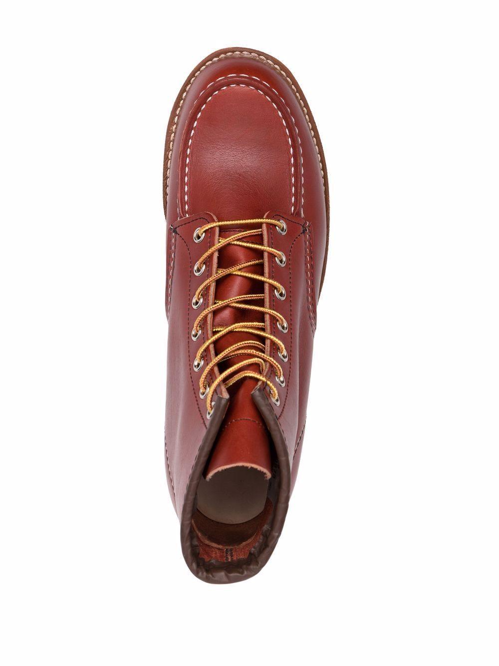 lace-up leather boots Product Image